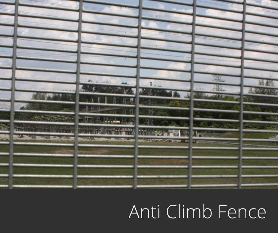 Anti climb fence