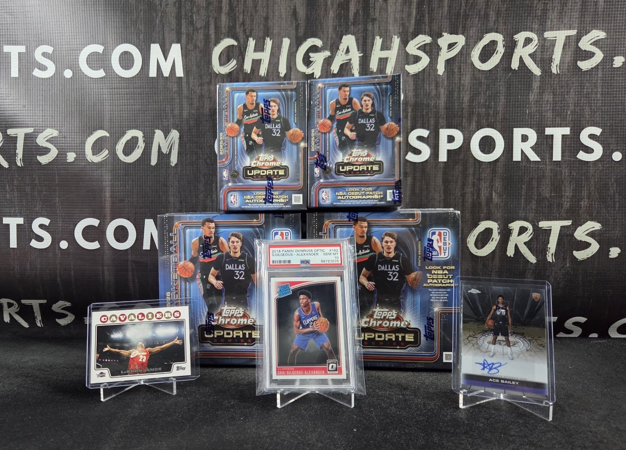 #422B 1-Random Team - 4-Box Topps Chrome Update Mega + 3 Hits GUARANTEED!