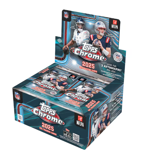 #322G (Prefill for Wednesday) PYT - 1-Box Topps Chrome Jumbo Football 2025 NFL
