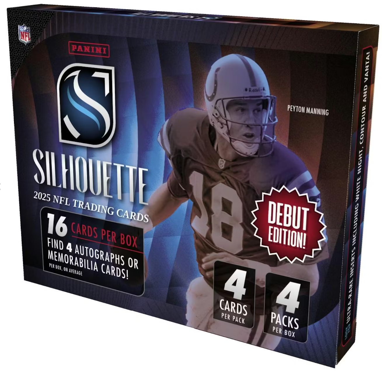 #442T 1-Random Team/Serial - 1-Box Silhouette Hobby 2025 Football