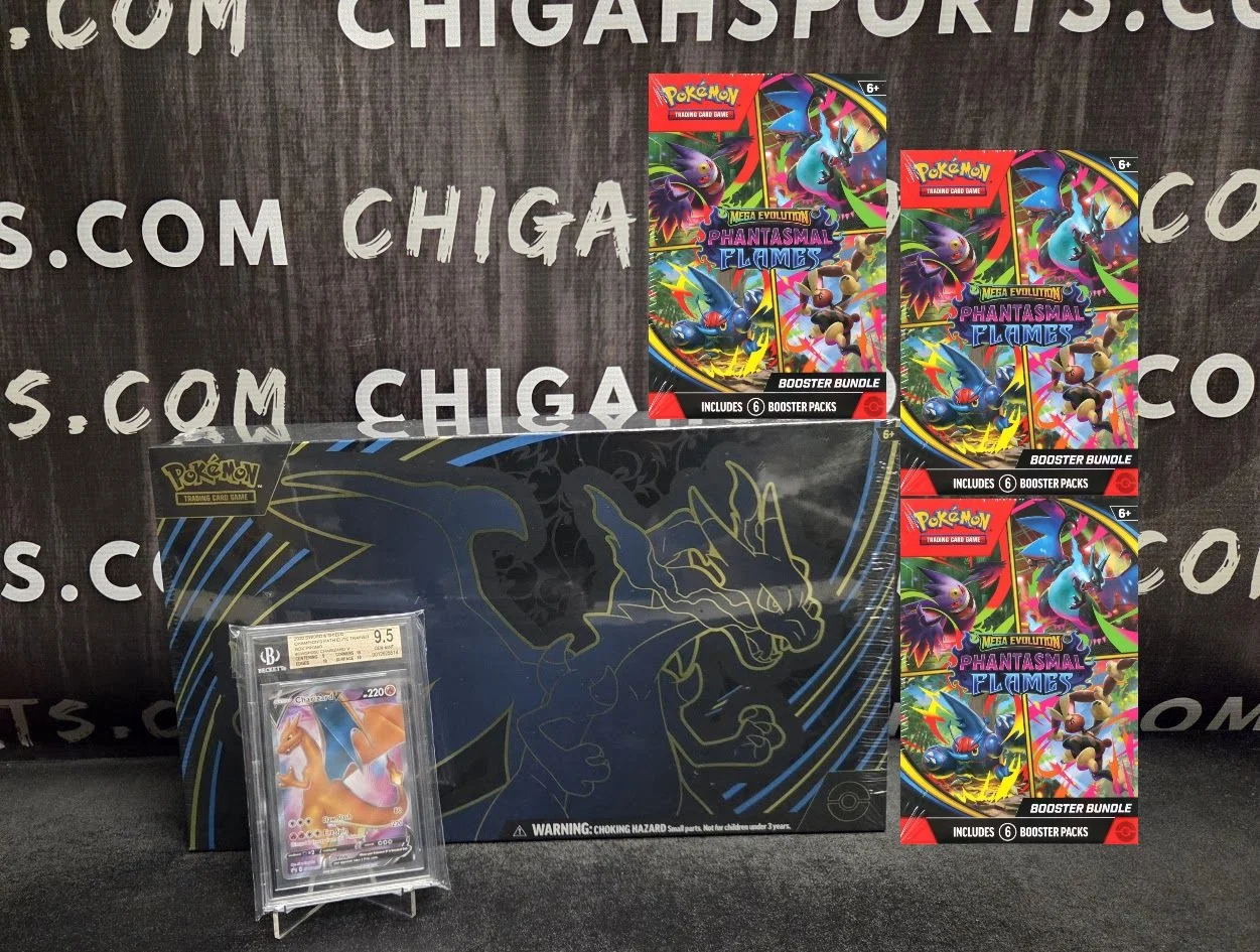 #225G Random Element - 4-Box Pokemon Mixer + 1 Charizard Slab (Goes to Dragon Element)