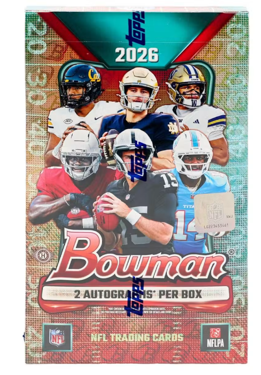 #458B PYT - 2-Box Bowman Hobby Football 2026 NFL