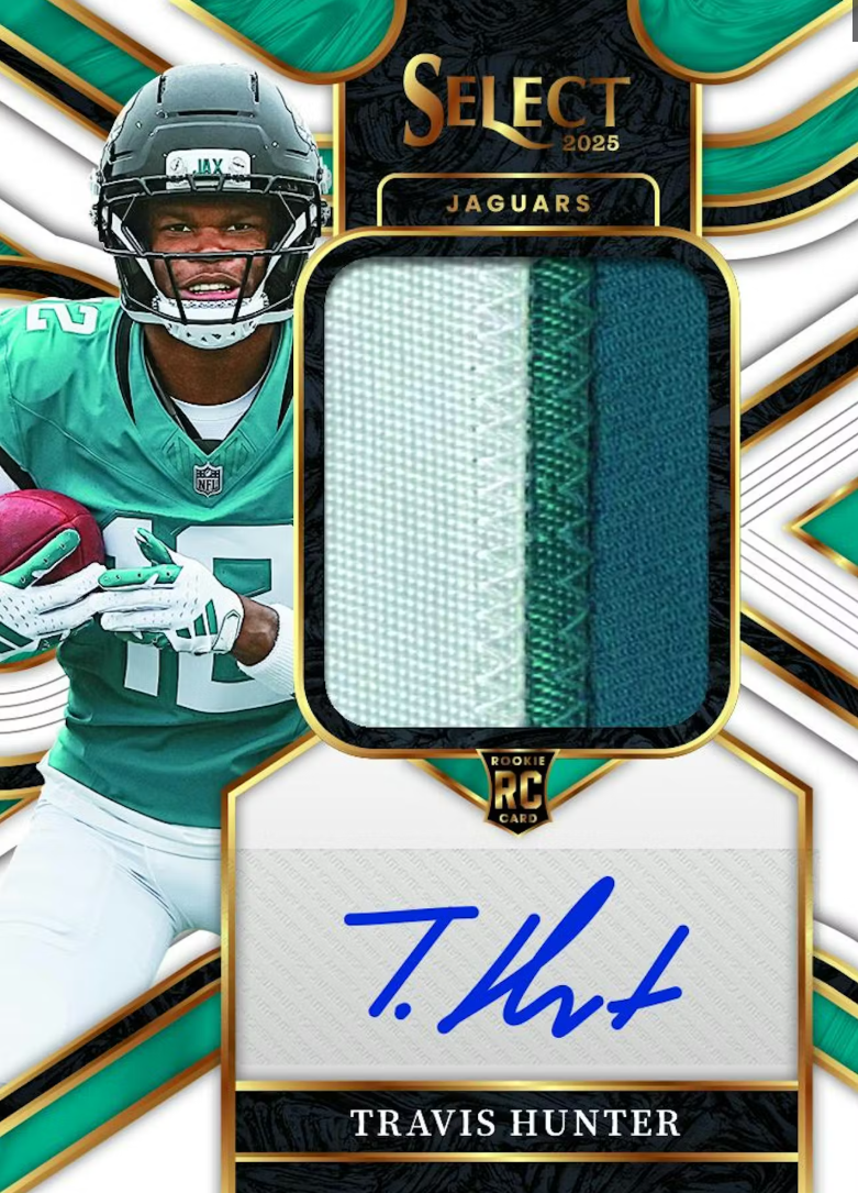 #190T 2-Teams Tiered - 1-Box Select Hobby NFL 2025