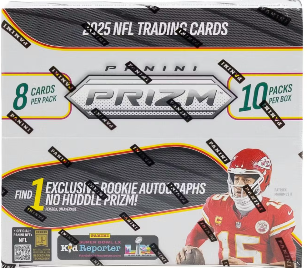 #149T 1-Random Team - 2-Box Prizm No Huddle Football NFL 2025