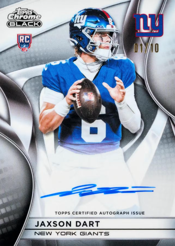 #F1 1-Random Team - 2-Box Topps Chrome Black Hobby NFL 2025