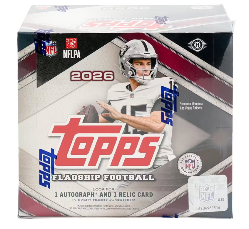 #308B PYT - 1-Box Topps Flagship Jumbo Football 2026 NFL