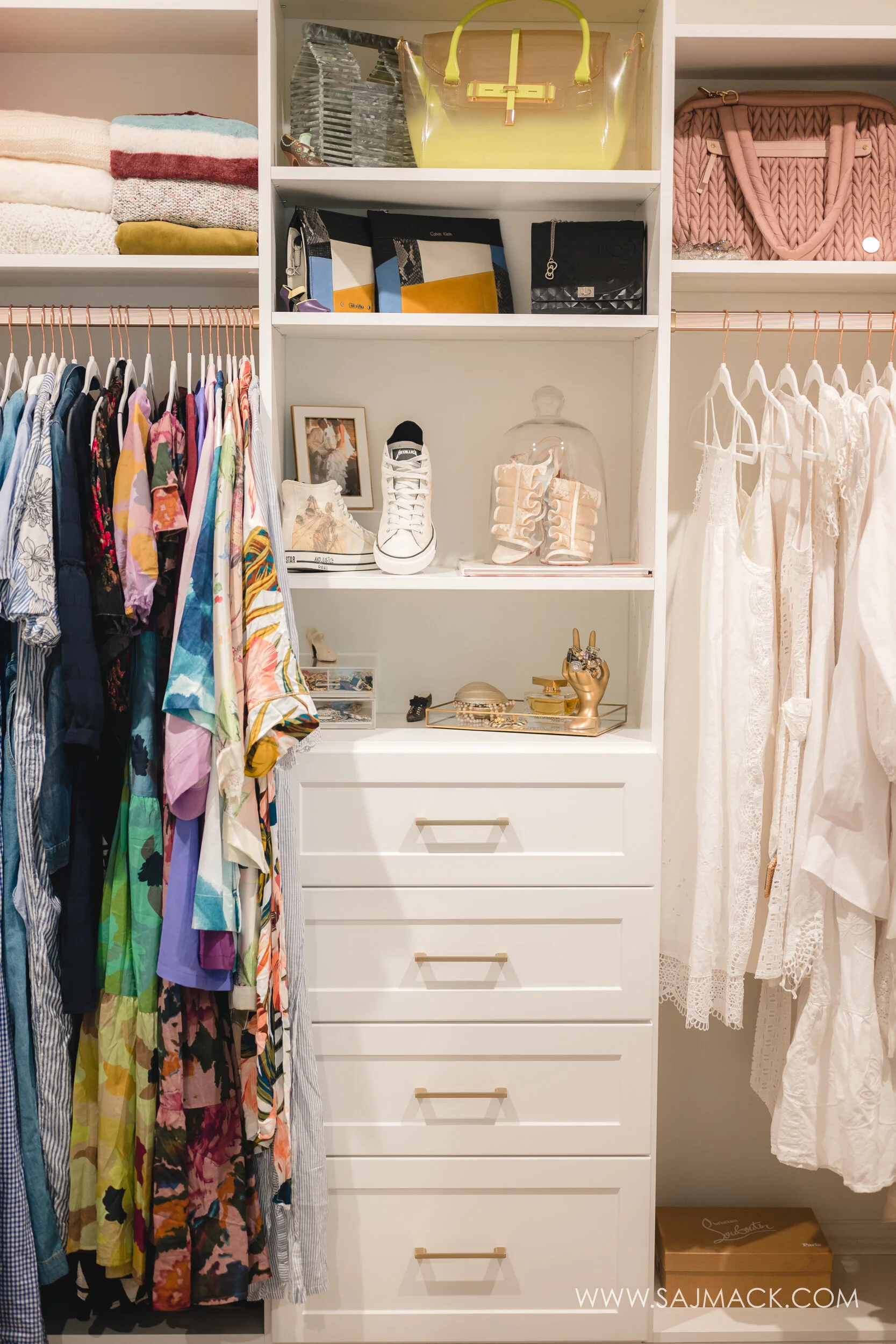 Walk-in Closet Makeover Reveal with California Closets —with Saj