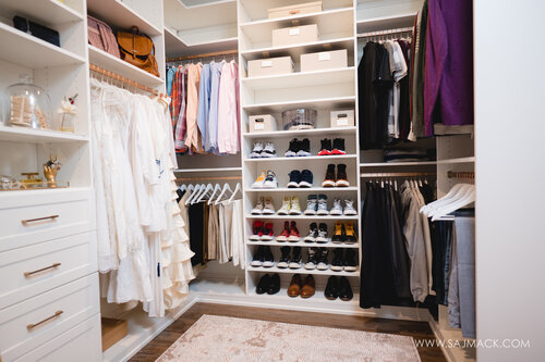 Walk-in Closet Makeover Reveal with California Closets — ...with Saj