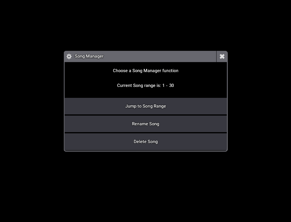 Song Manager