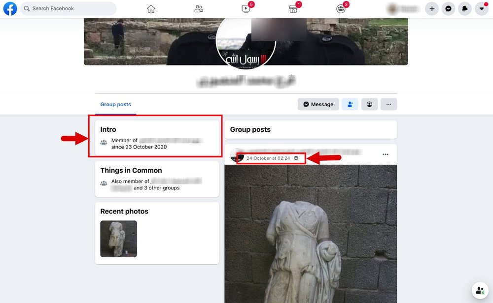 facebook group post looted statue.jpeg