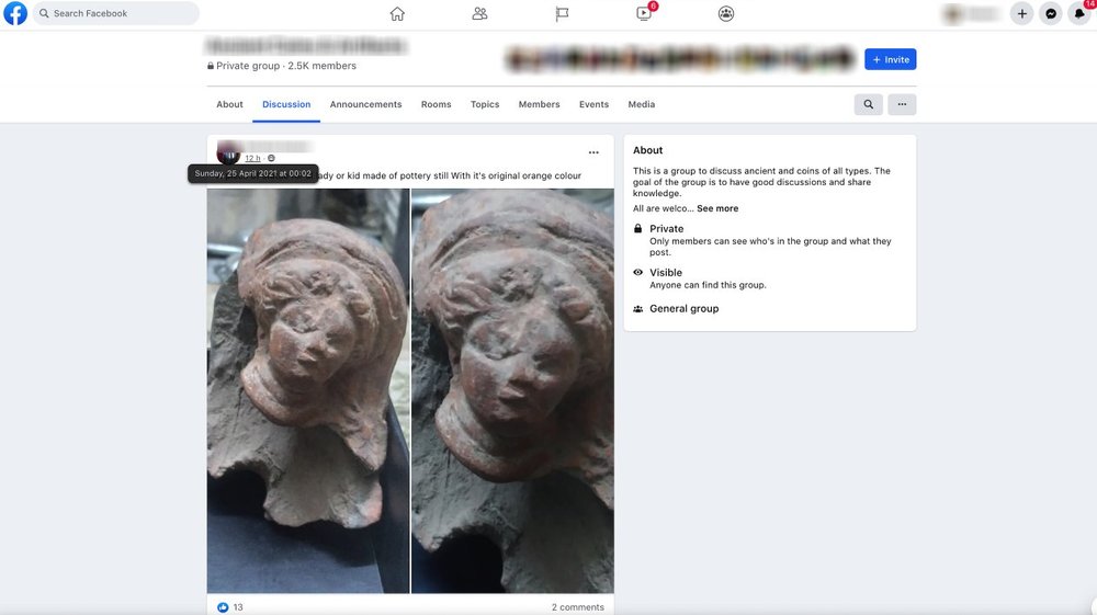 facebook group looted pottery antiquity.jpeg