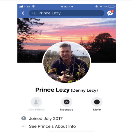 prince lezy military scam facebook.png