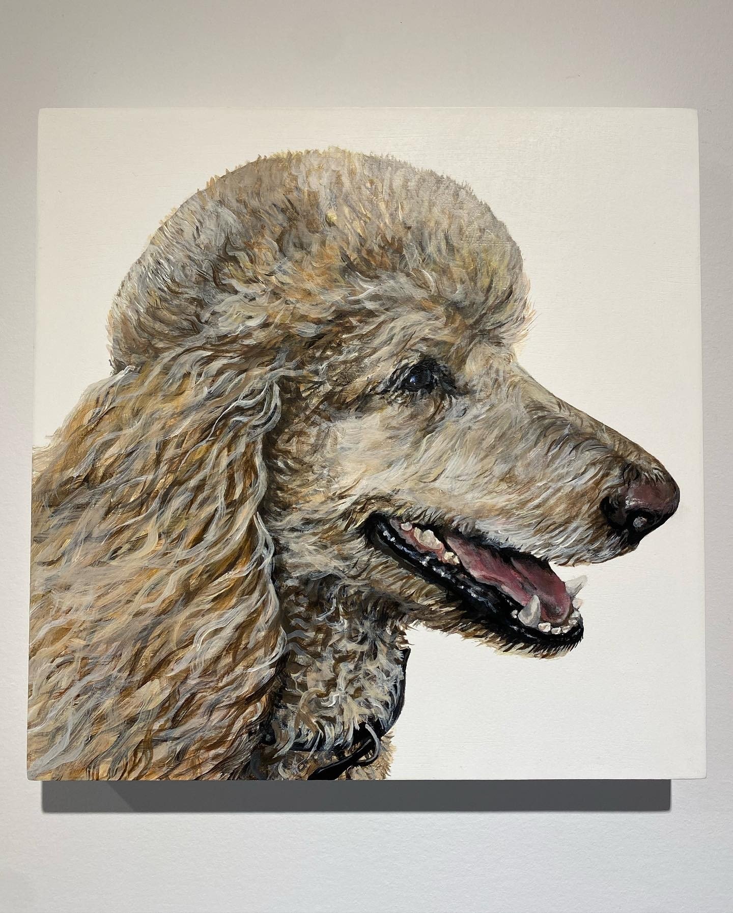 Melvin - This was commissioned as a Christmas gift for a mom from her daughters. He was her beloved dog and is greatly missed. I&rsquo;m always touched to be asked to help pay tribute to these loyal companions. My heart goes out to her. He certainly 
