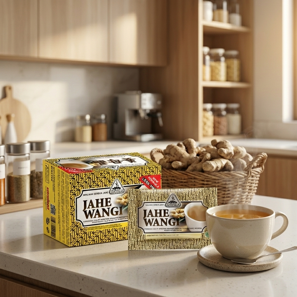Intra Jahe Wangi, minuman jahe instan asli Indonesia