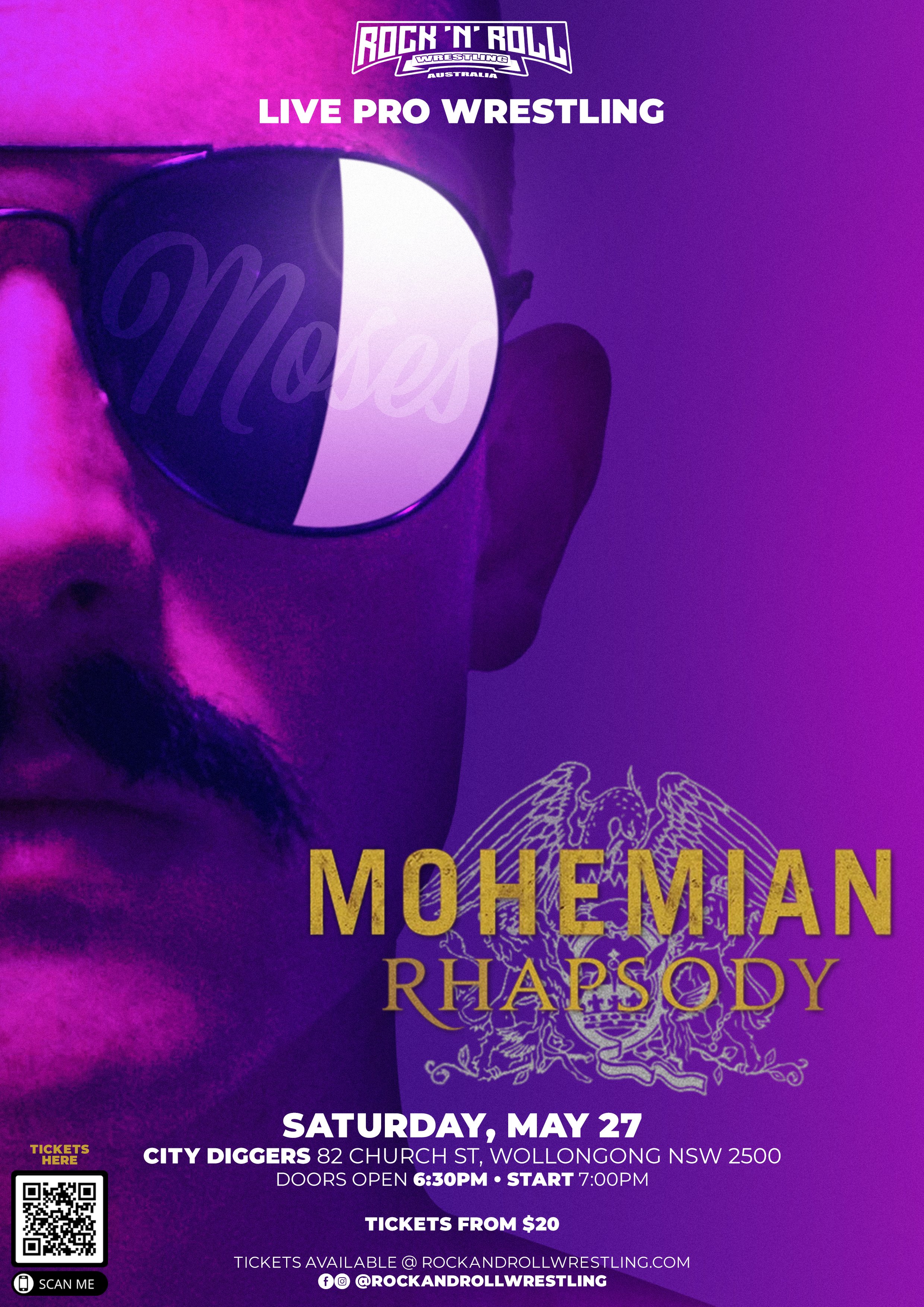 Rock 'n' Roll Wrestling Australia - MOhemian Rhapsody