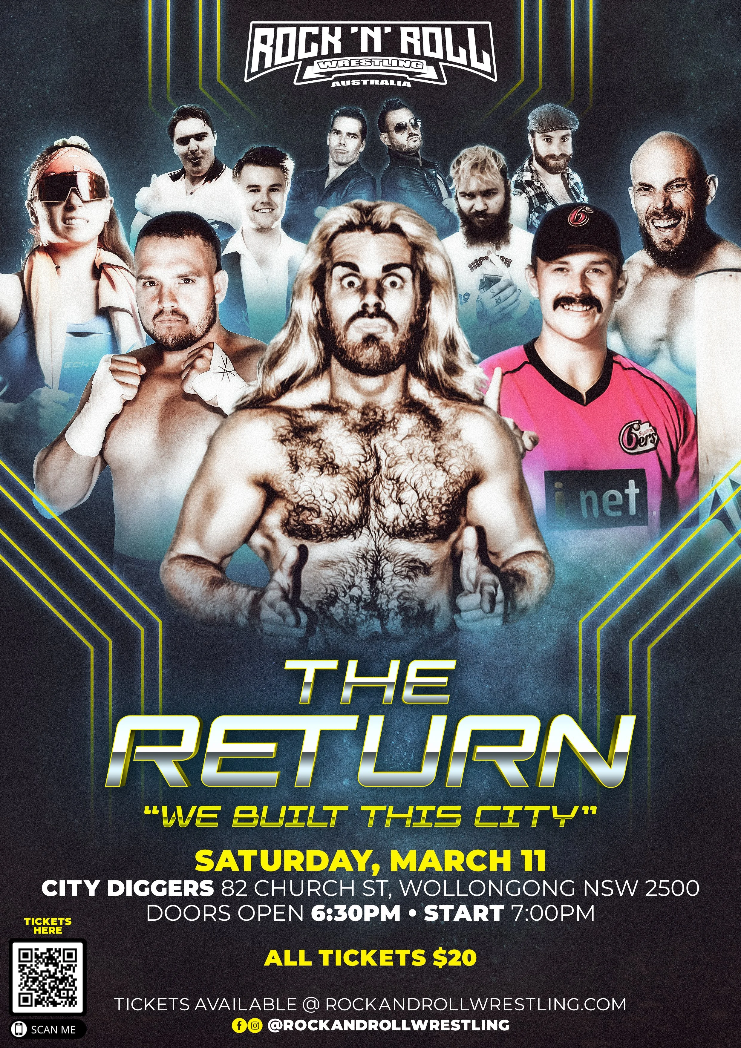 Rock 'N' Roll Wrestling Australia - The Return: We Built This City