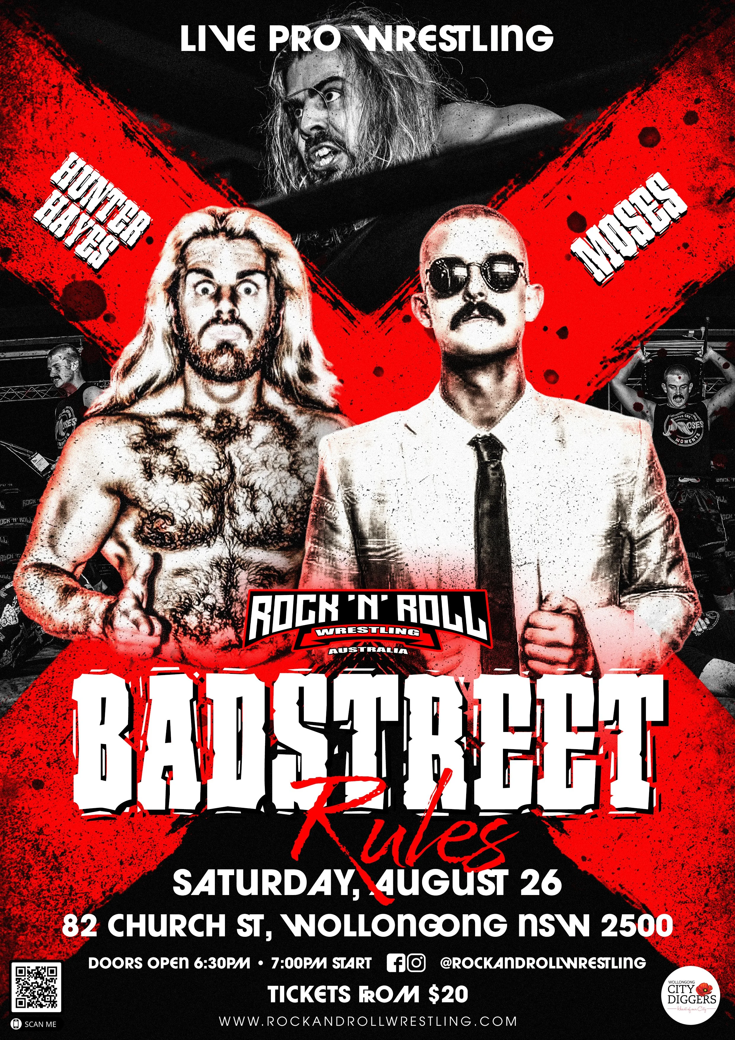 Rock 'N' Roll Wrestling Australia - Badstreet Rules