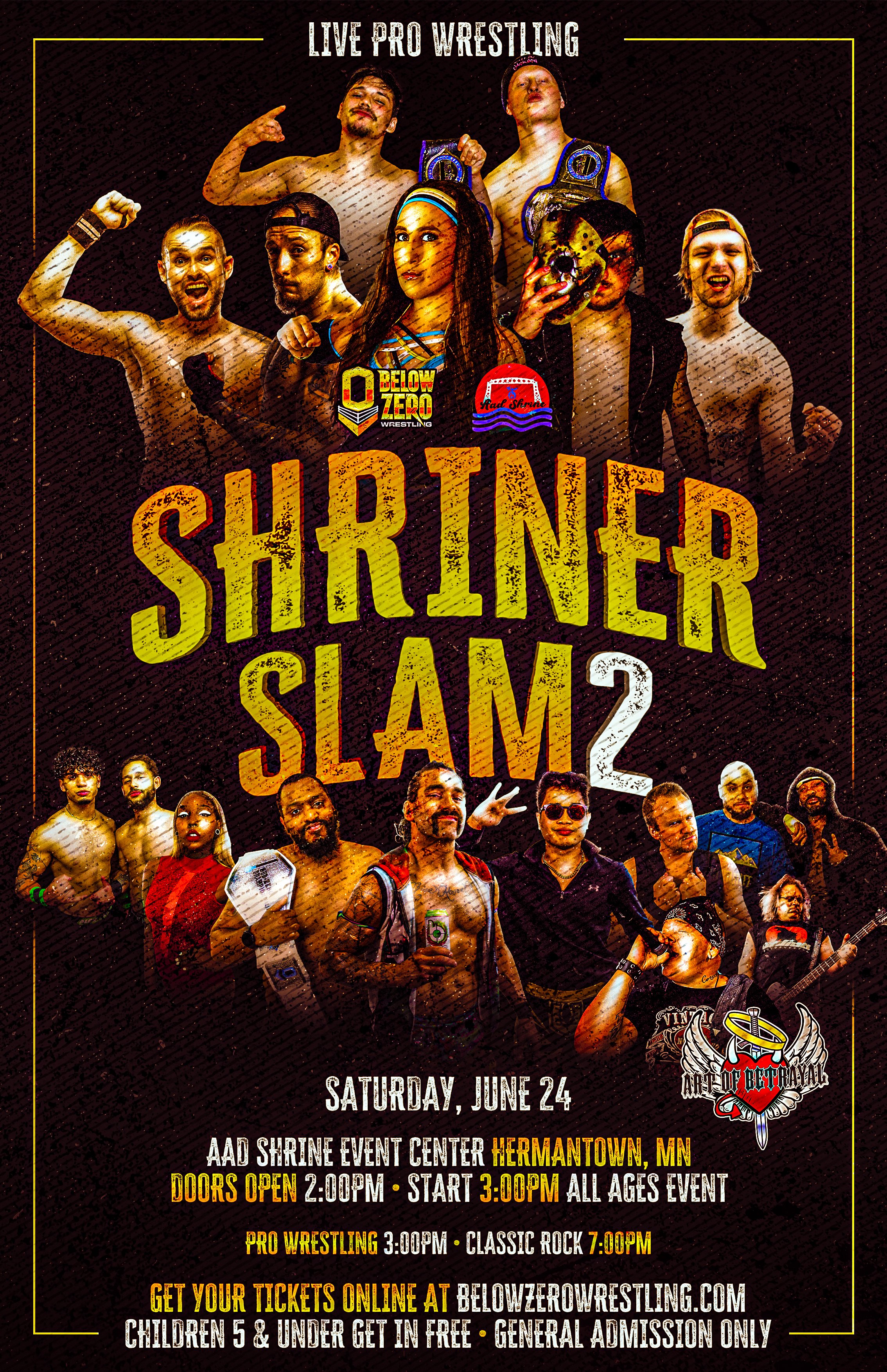 Below Zero Wrestling - Shriner Slam 2