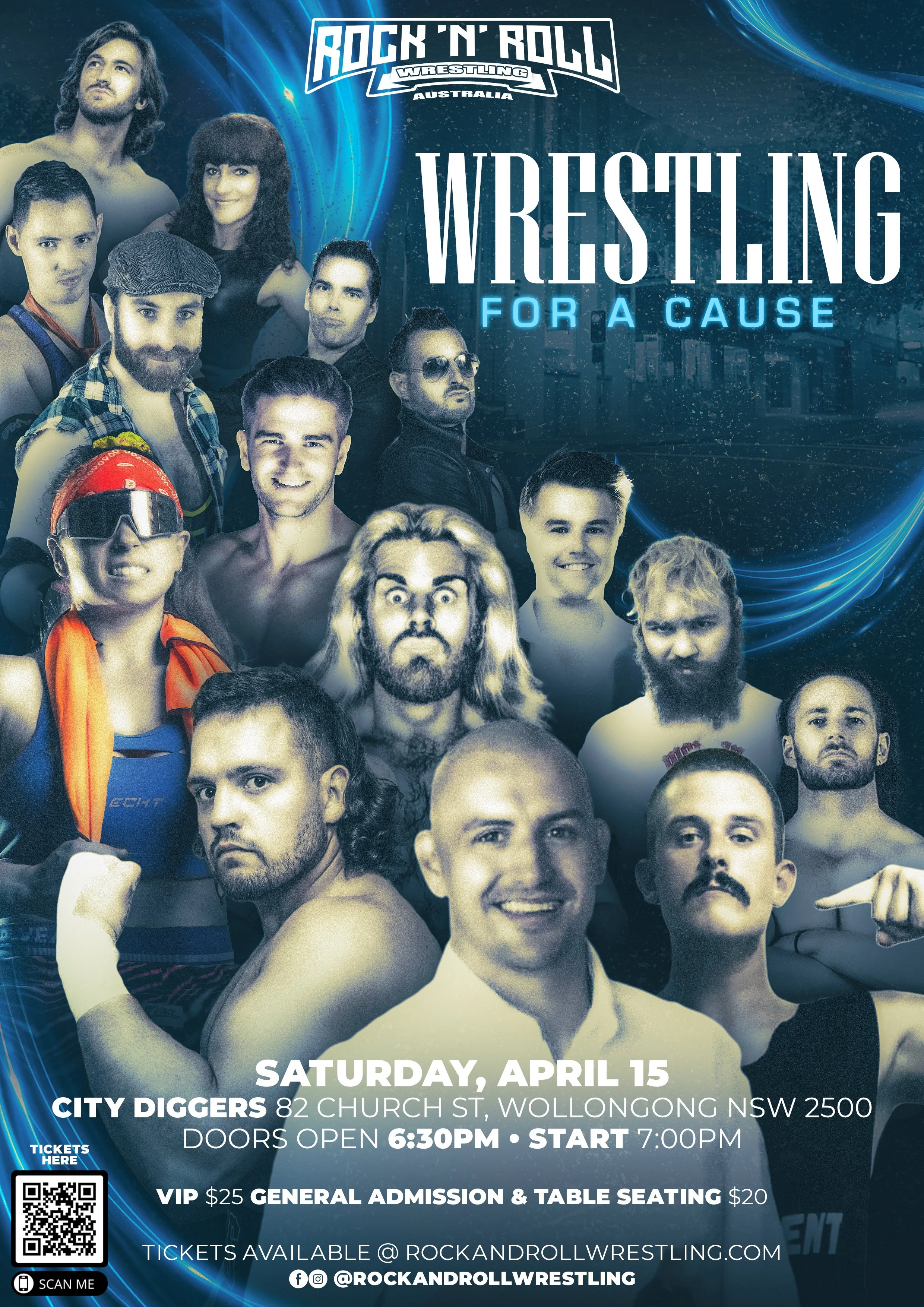 Rock 'N' Roll Wrestling Australia - Wrestling for a Cause