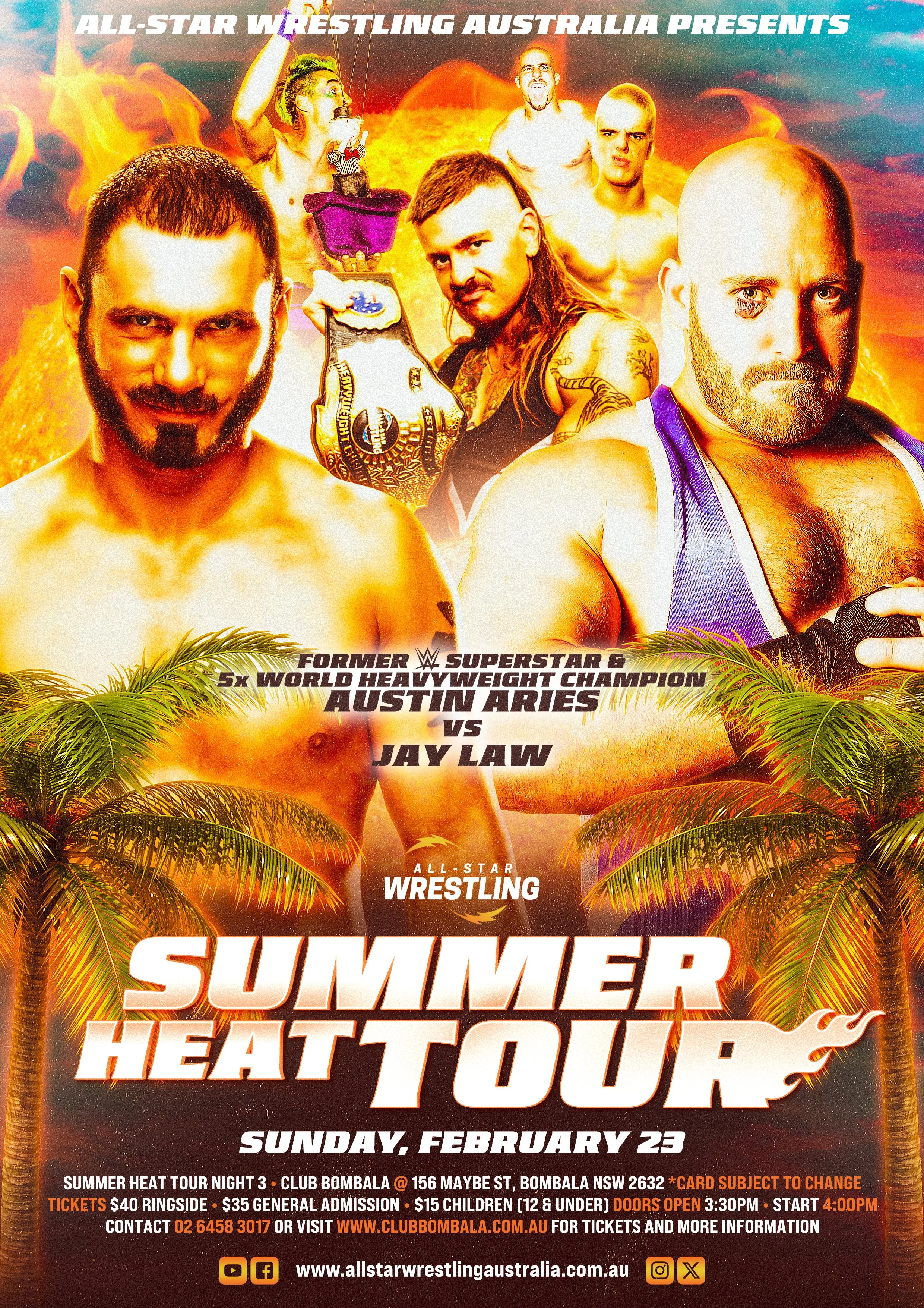 All-Star Wrestling Australia - Summer Heat Tour