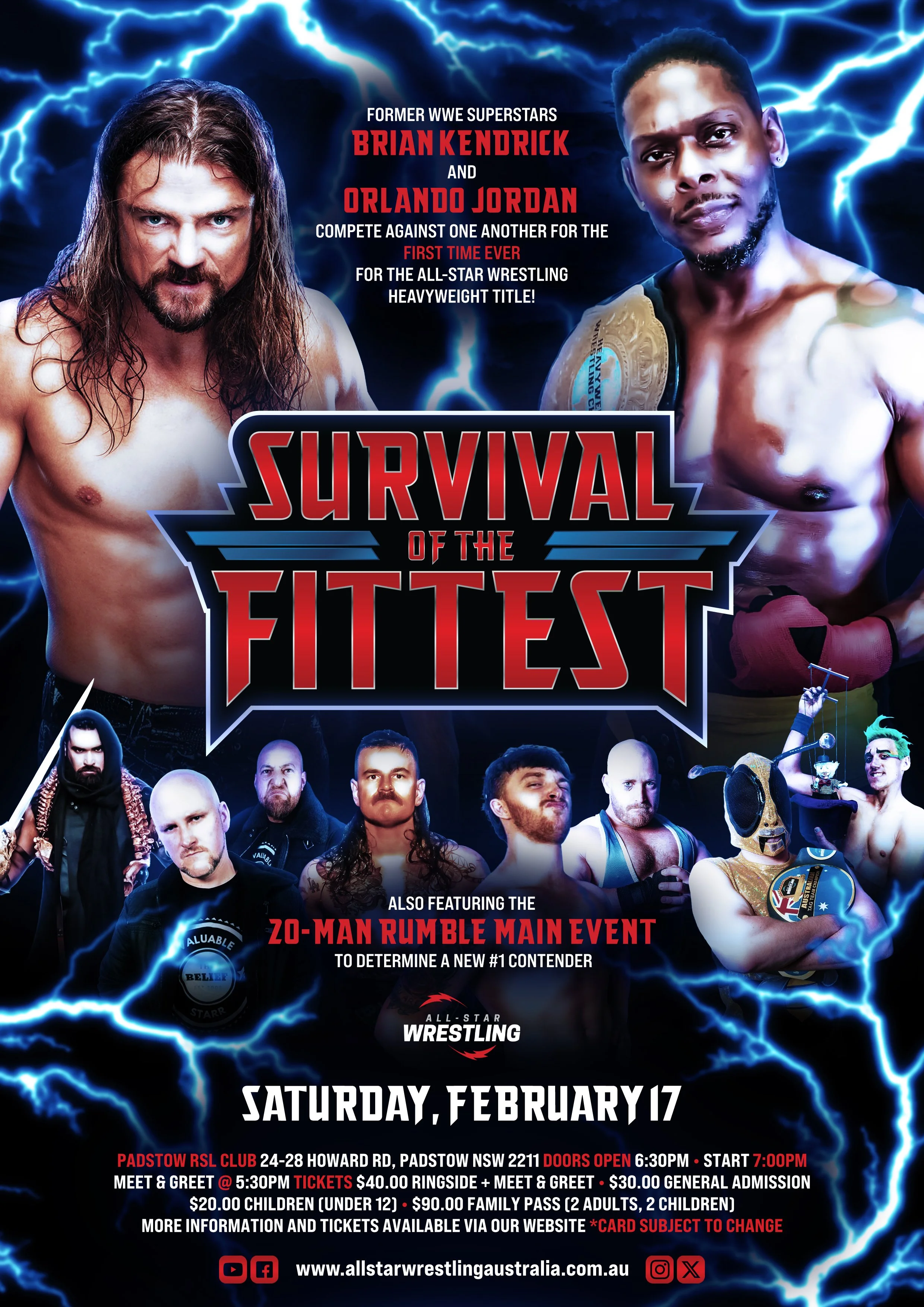 All-Star Wrestling Australia - Survival of the Fittest