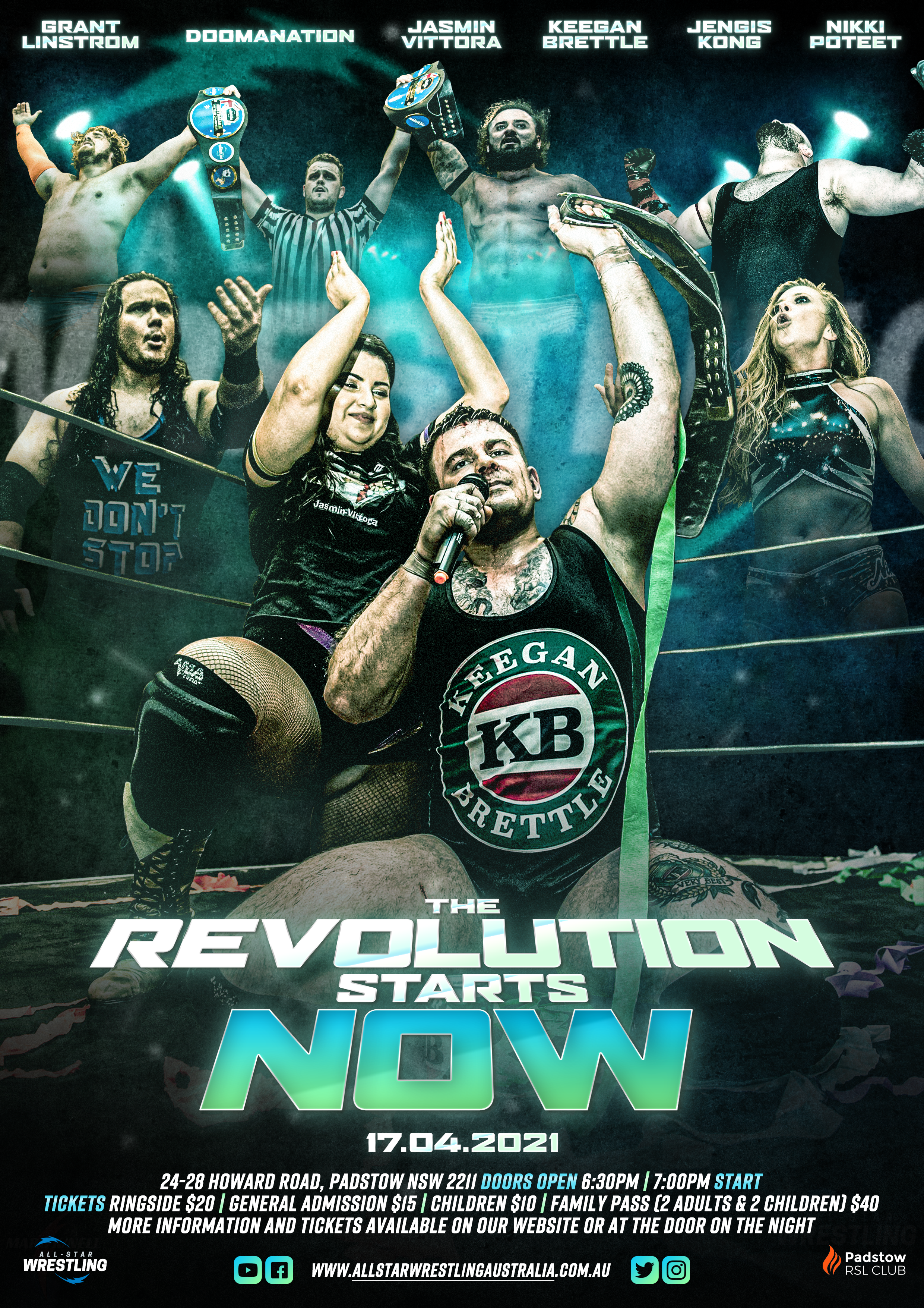 All-Star Wrestling Australia - The Revolution Starts Now