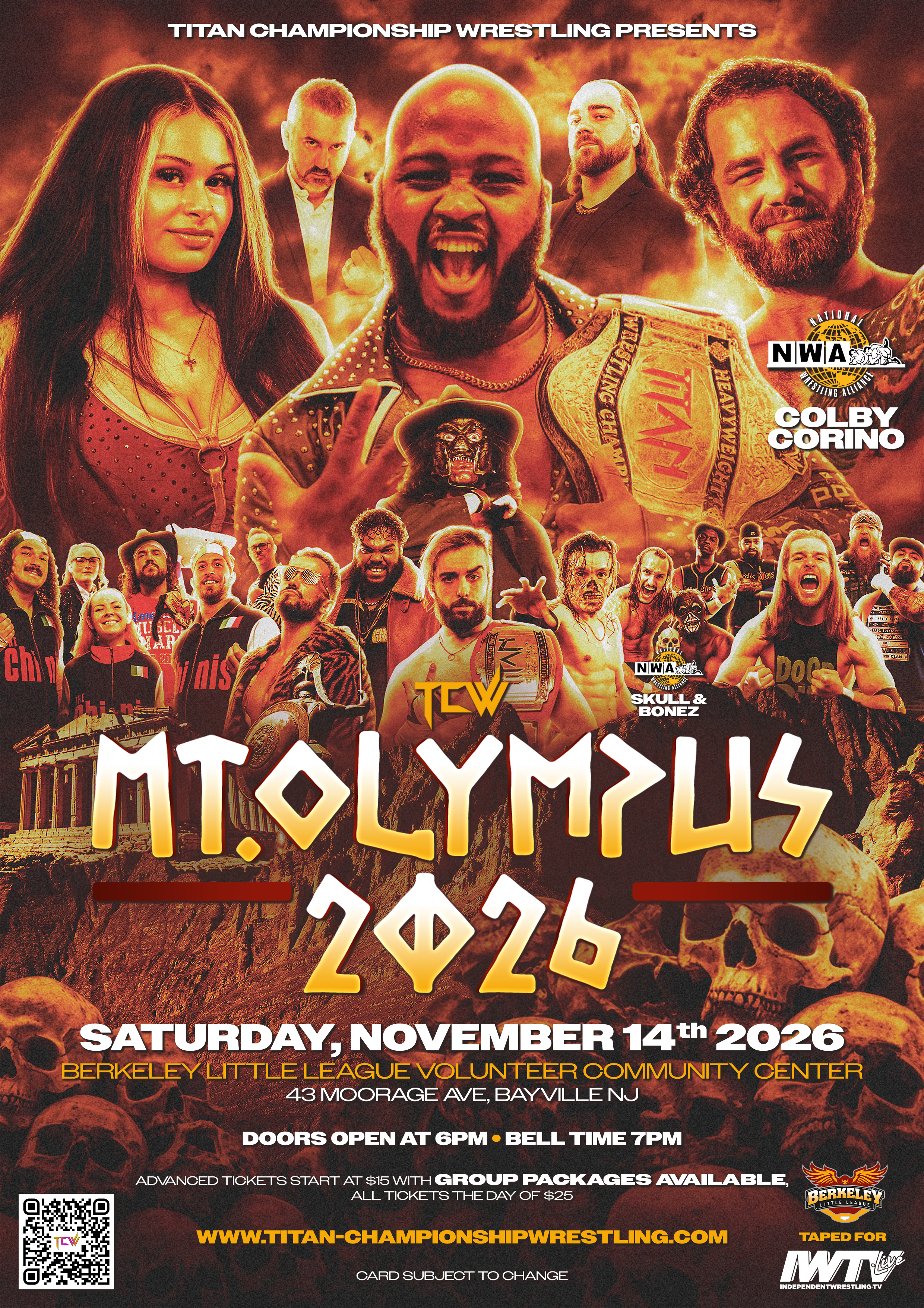 TiTan Championship Wrestling - Mt. Olympus 2026