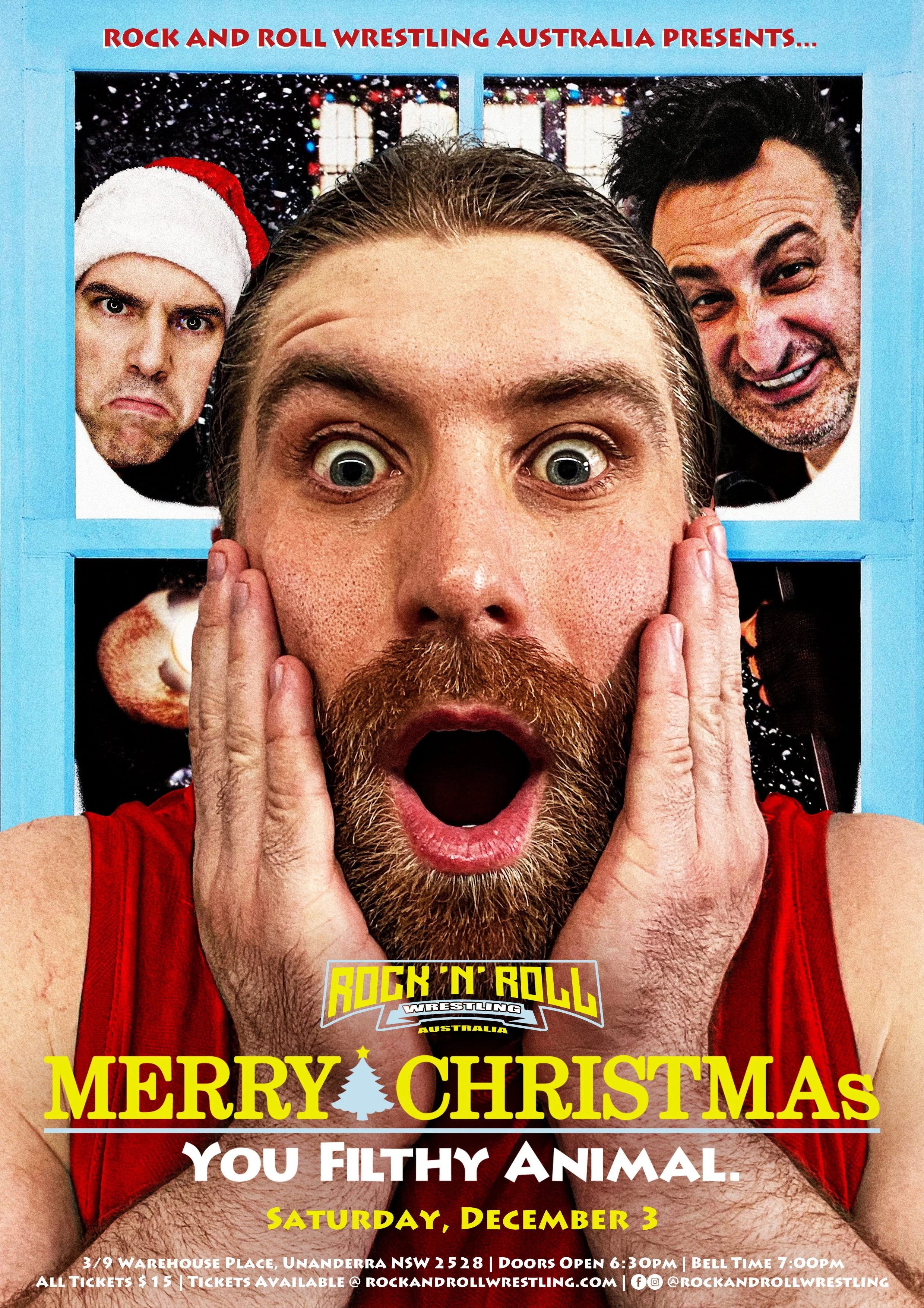 Rock 'N' Roll Wrestling Australia - Merry Christmas You Filthy Animal