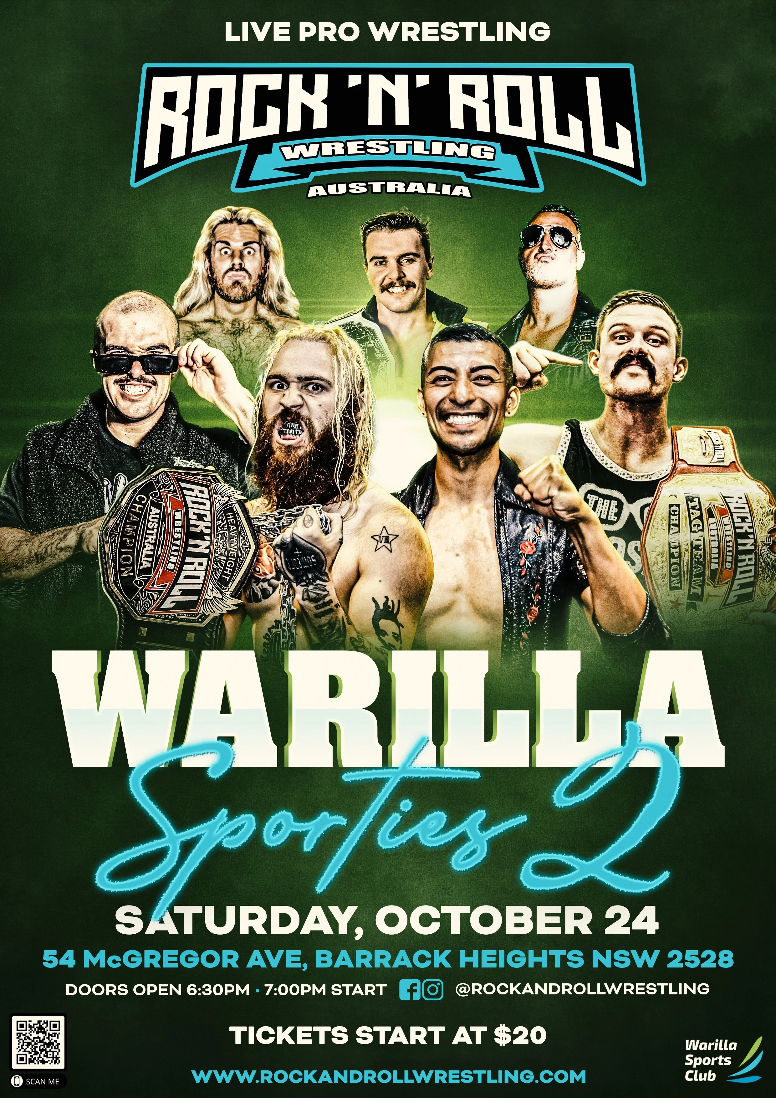 Rock 'N' Roll Wrestling Australia - Warilla Sporties 2