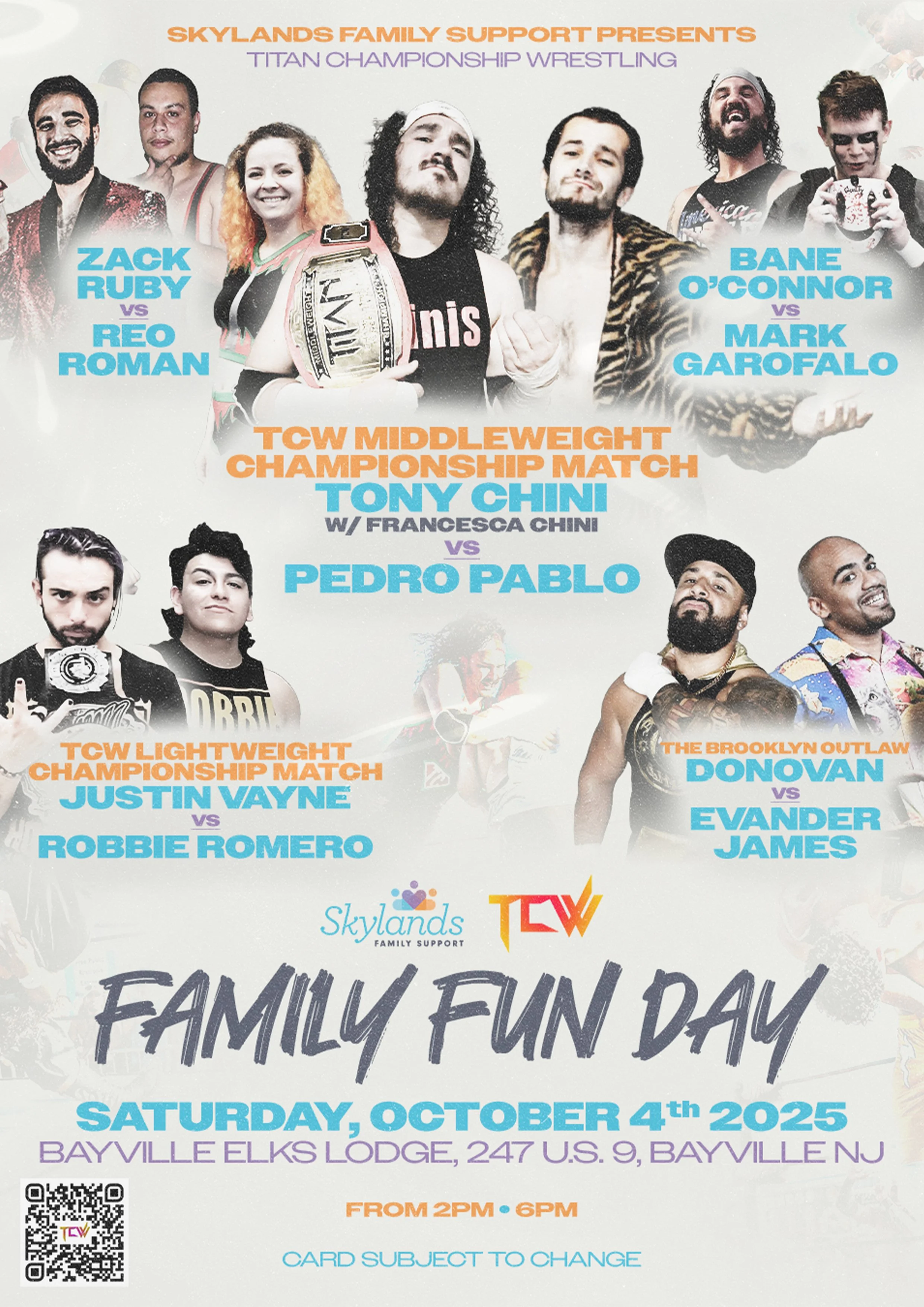 TiTan Championship Wrestling x Skylands Family Support - Family Fun Day