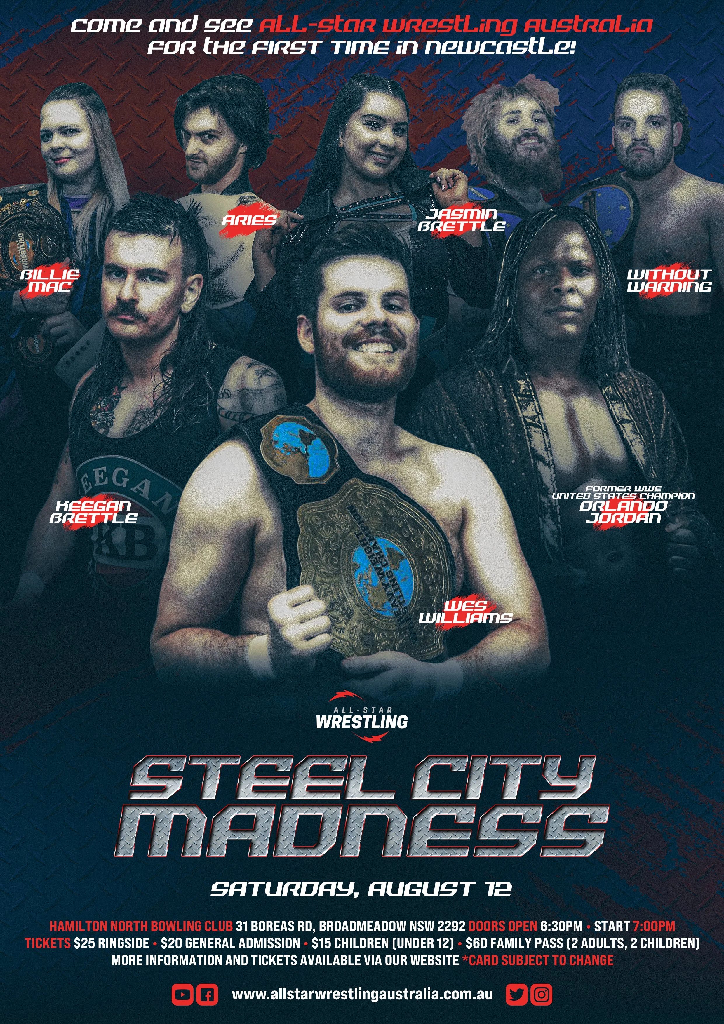 All-Star Wrestling Australia - Steel City Madness