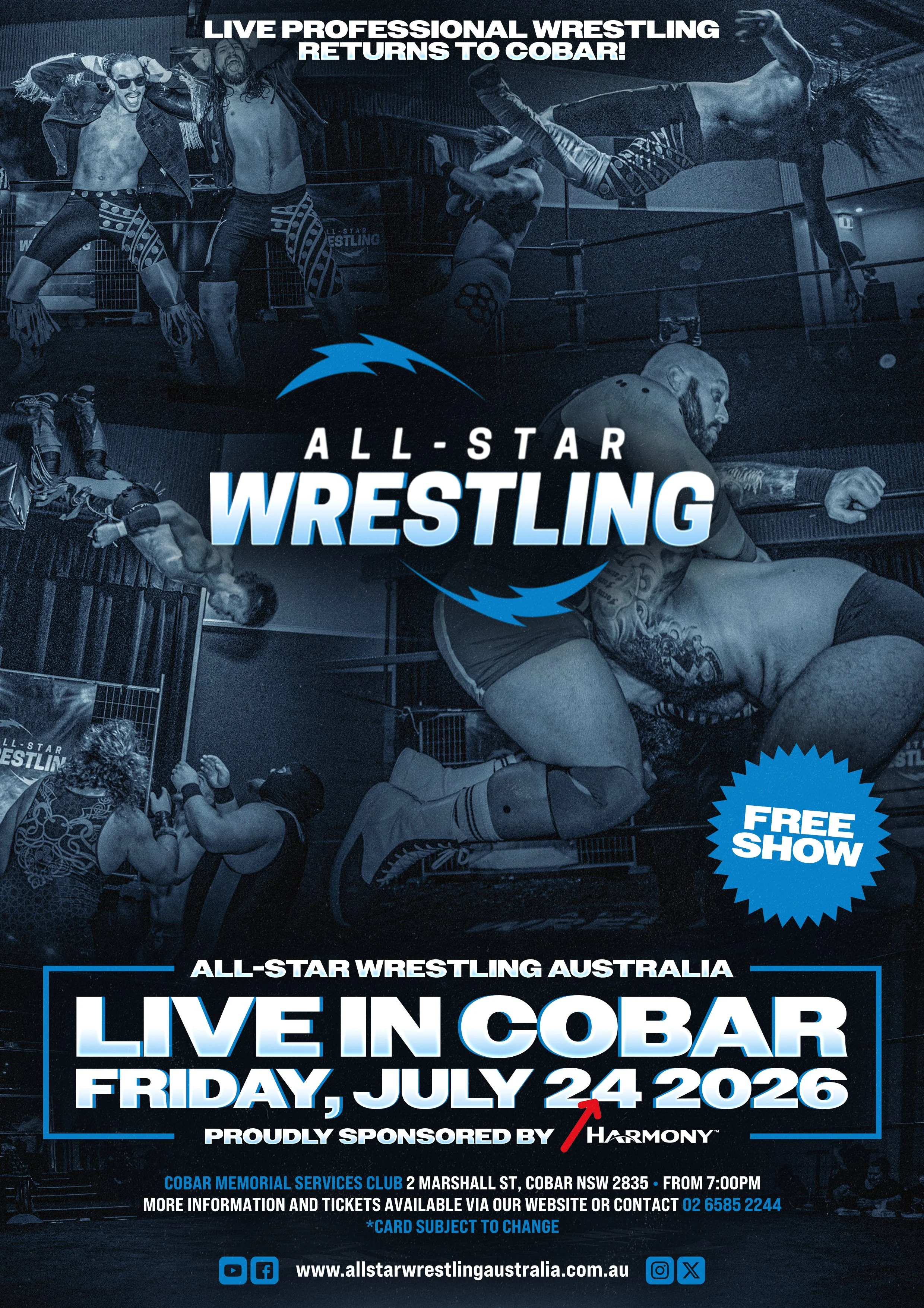 All-Star Wrestling Australia - Live in Cobar