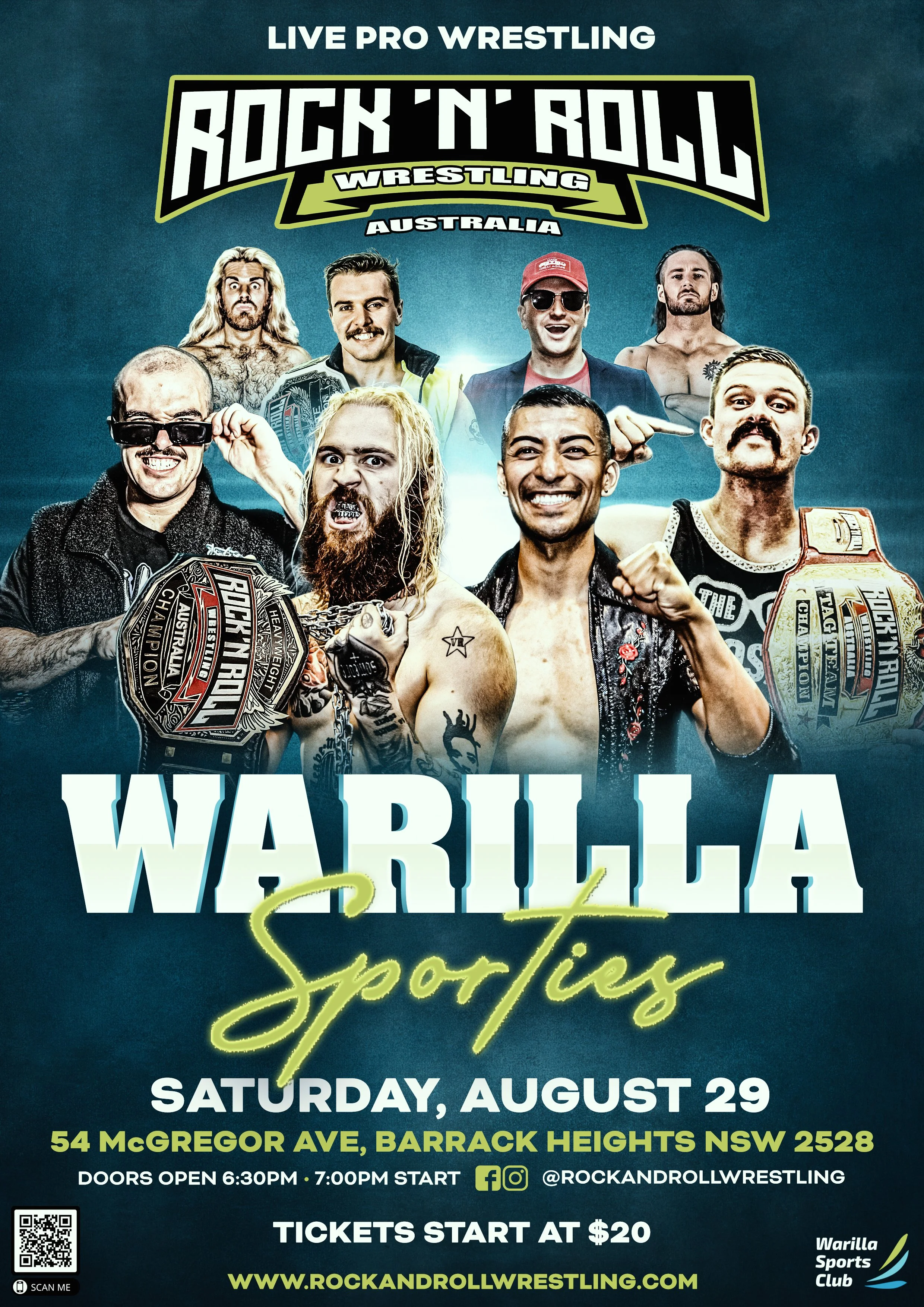 Rock 'n' Roll Wrestling Australia - Warilla Sporties