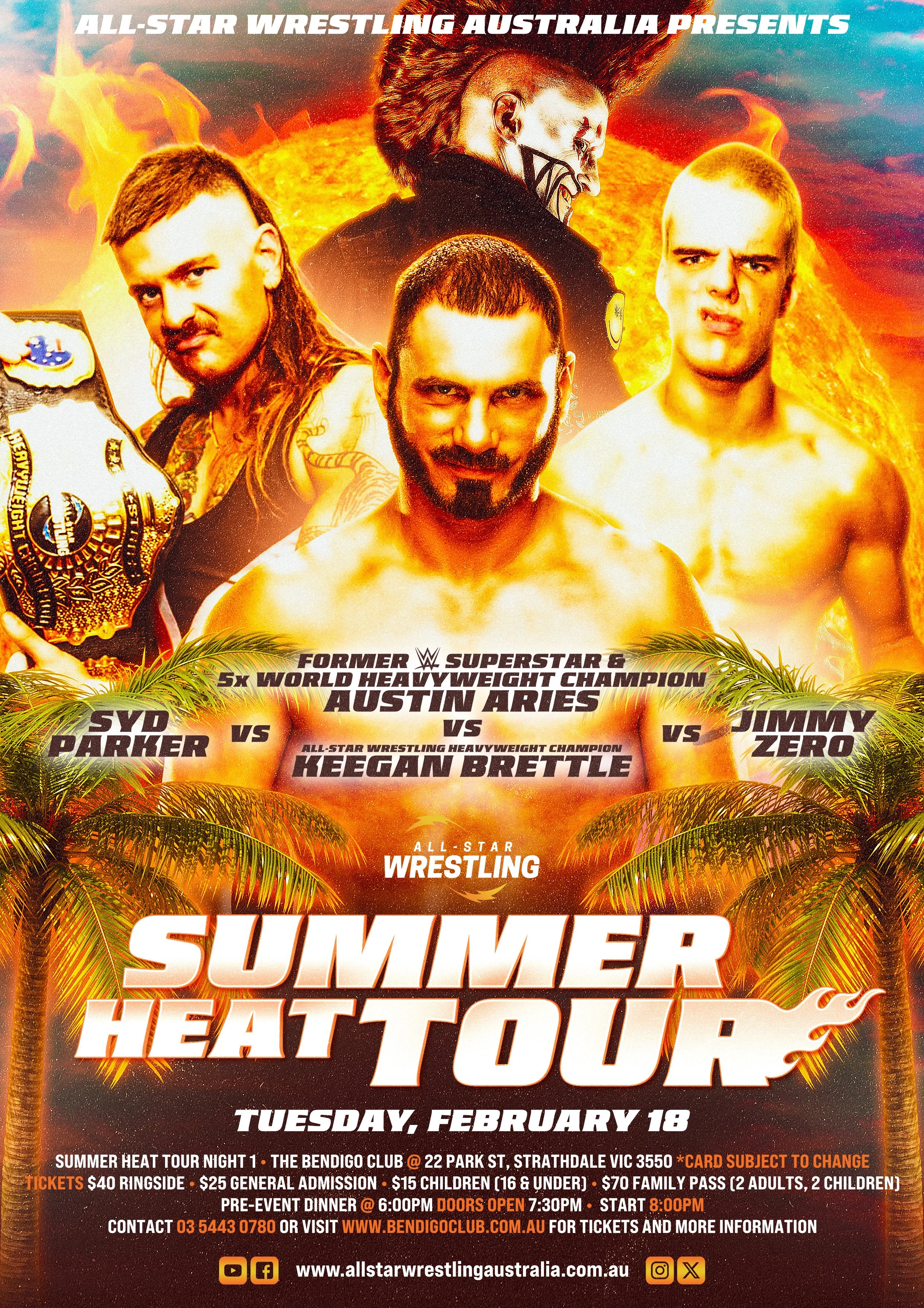 All-Star Wrestling Australia - Summer Heat Tour