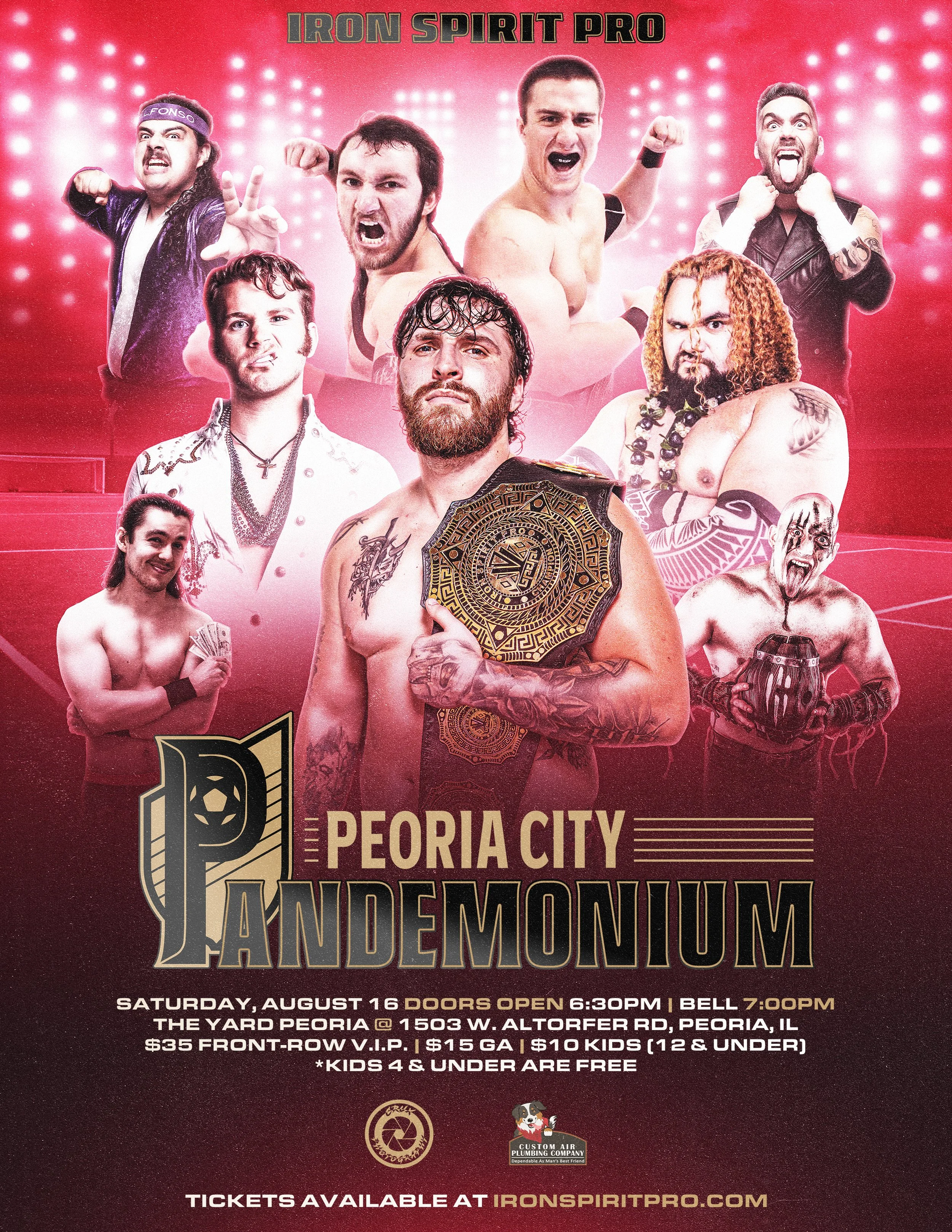 Iron Spirit Pro Wrestling - Peoria City Pandemonium
