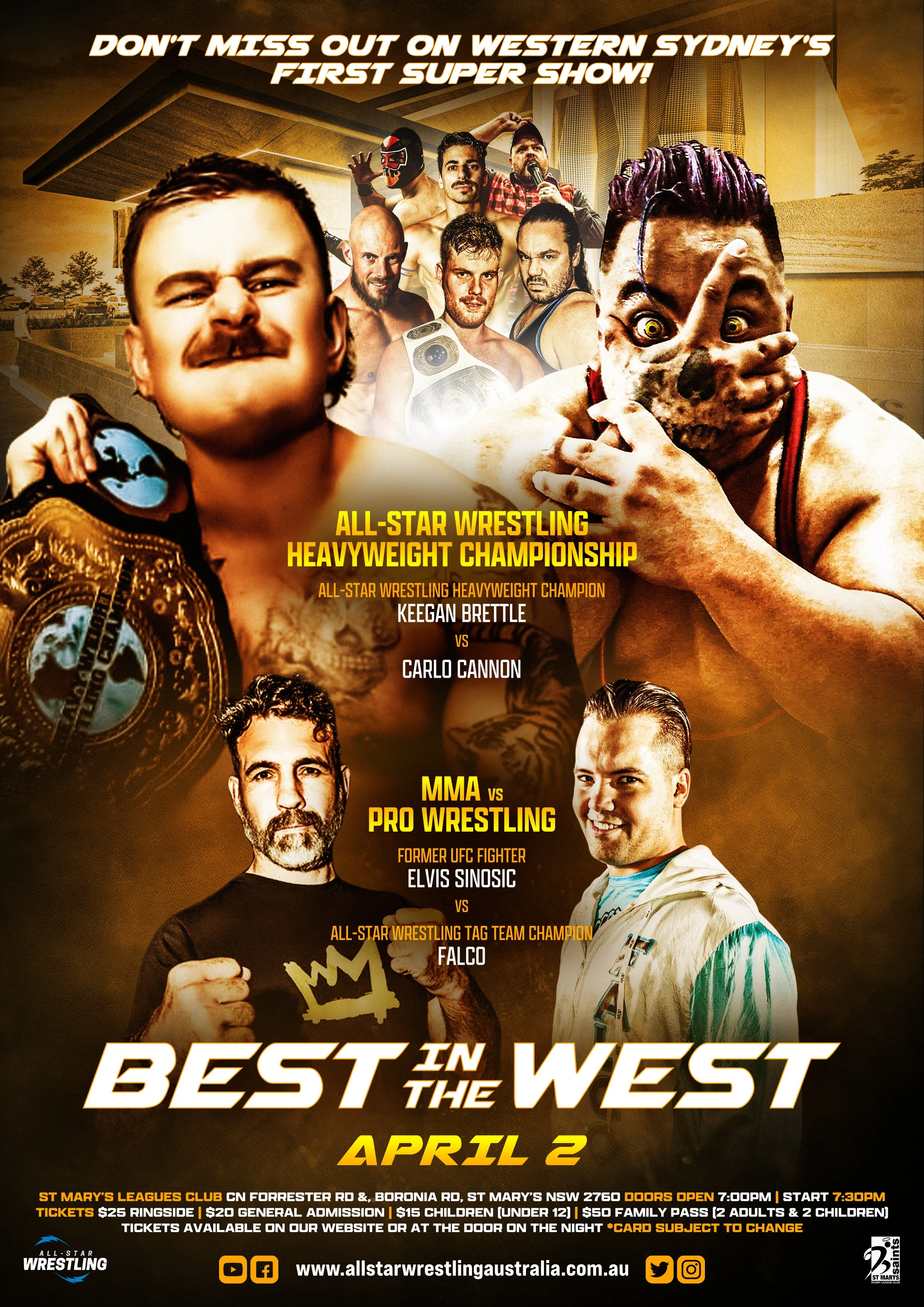 All-Star Wrestling Australia - Best in the West
