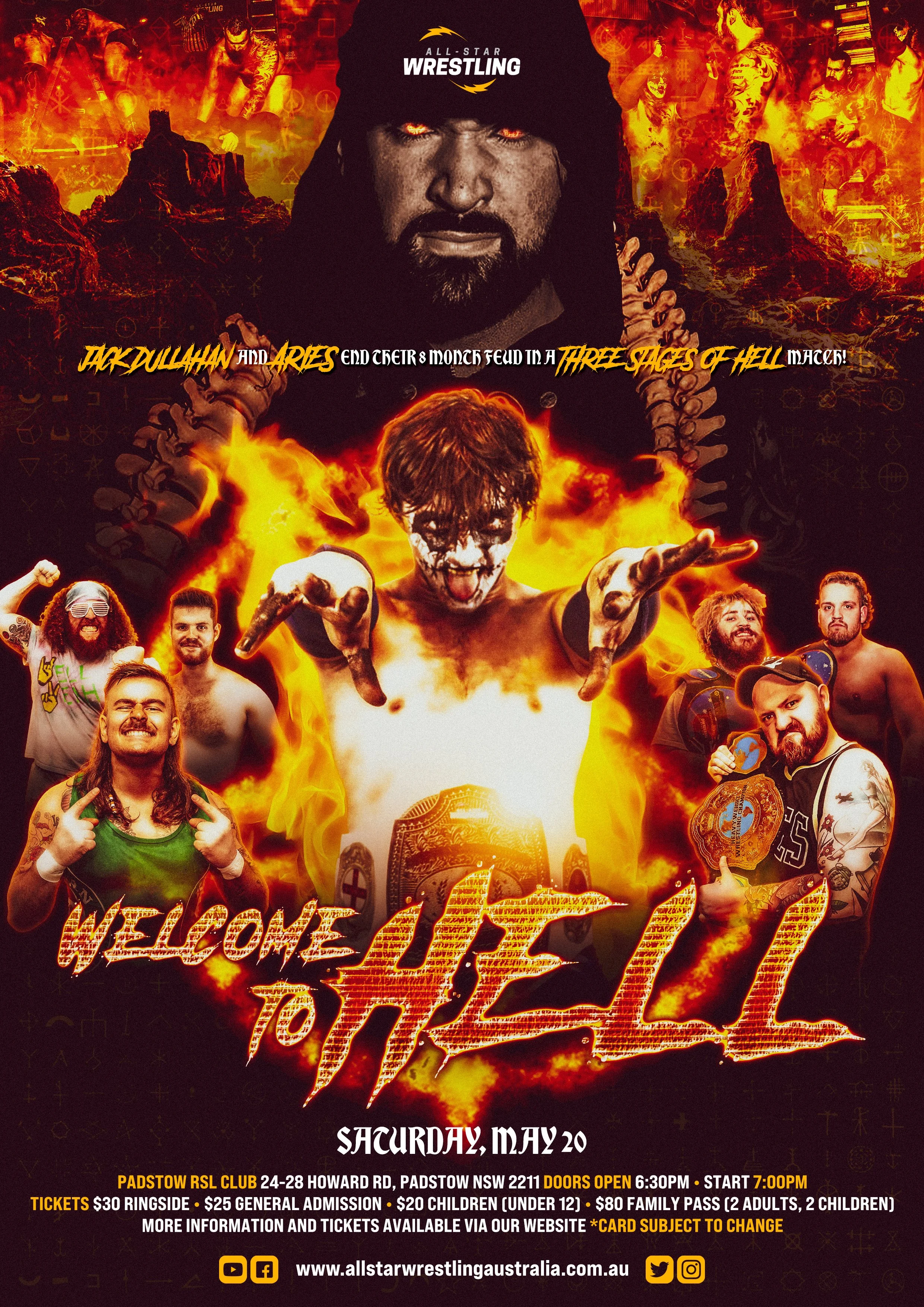 All-Star Wrestling Australia - Welcome to Hell