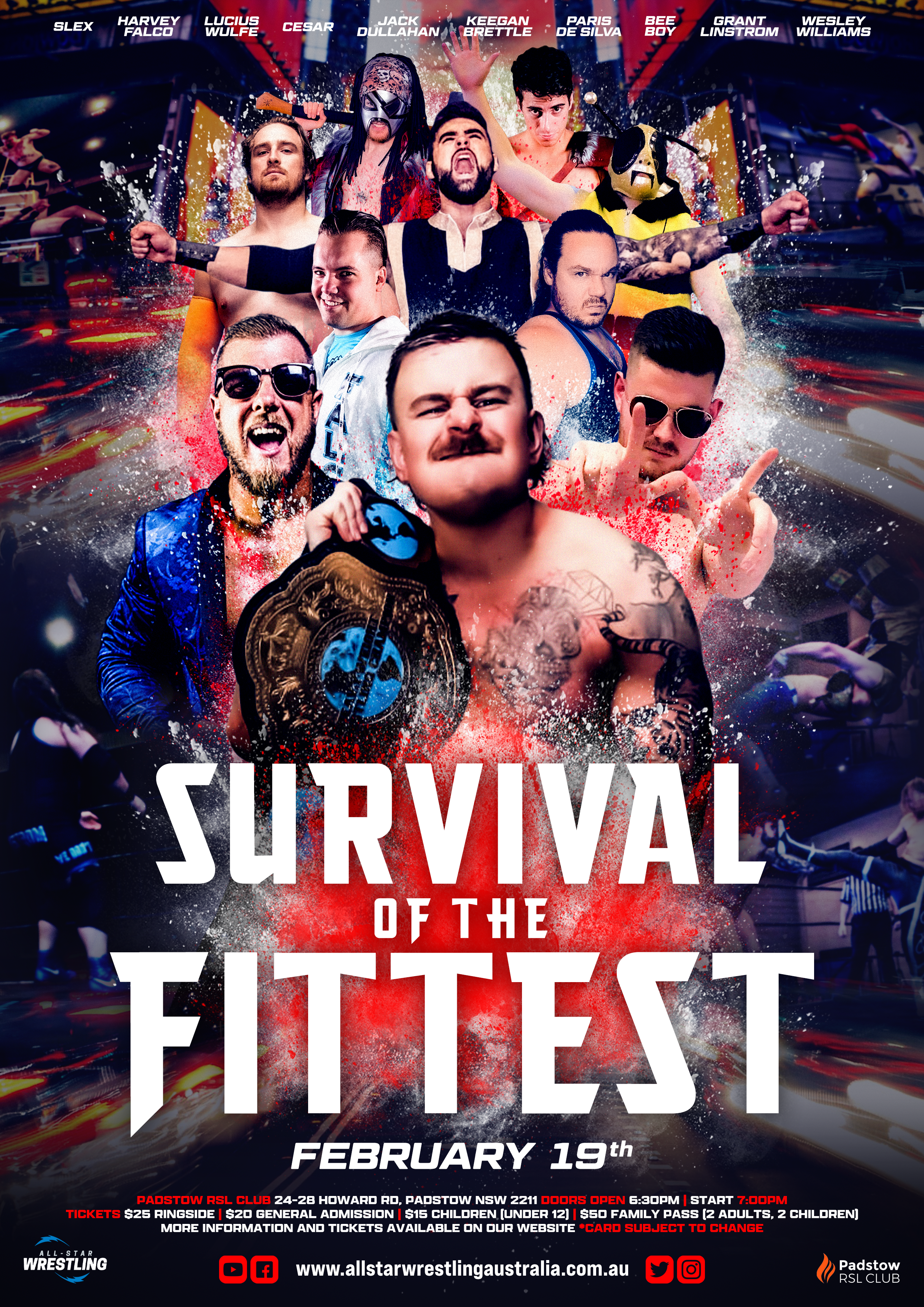 All-Star Wrestling Australia - Survival of the Fittest