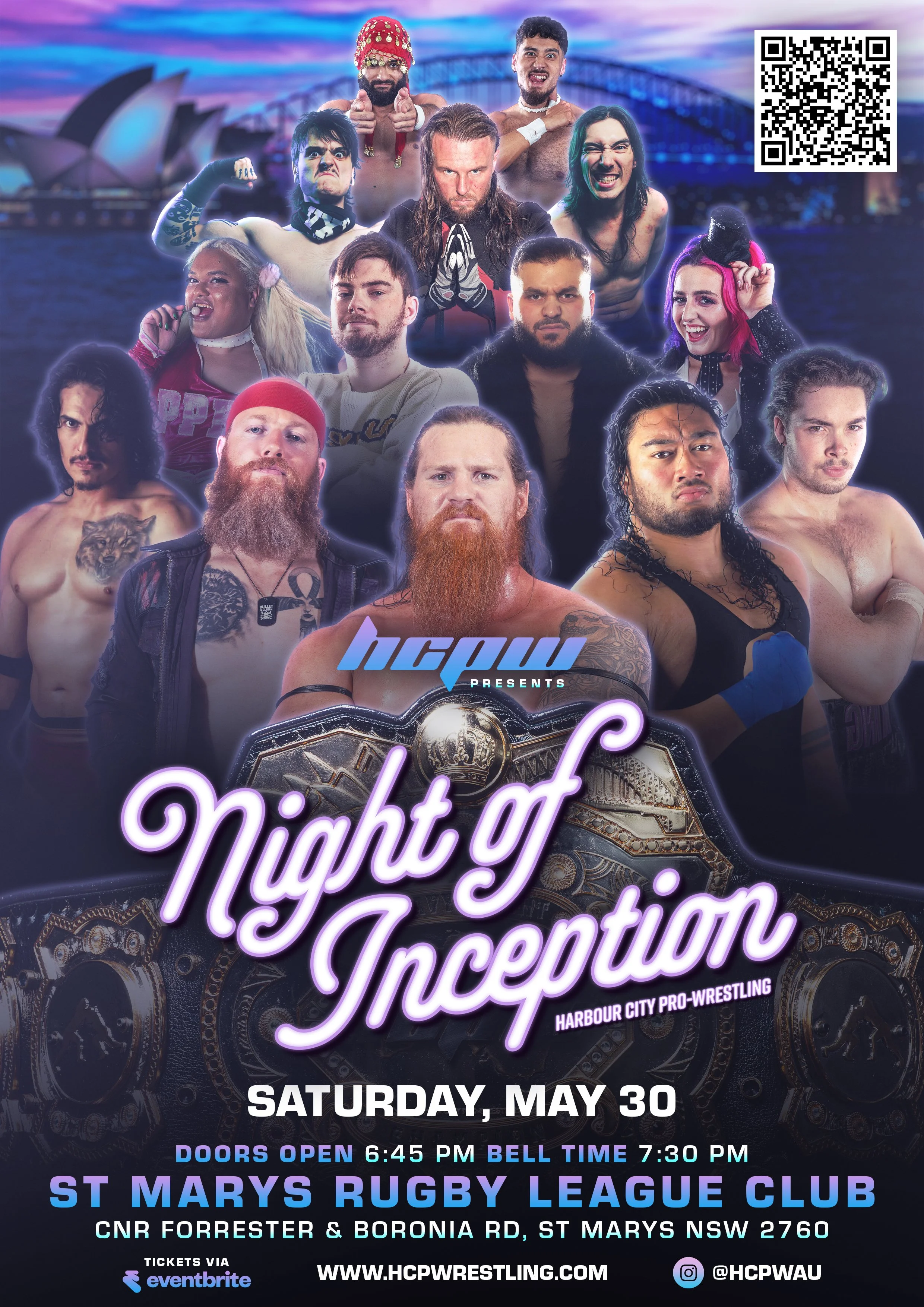 Harbour City Pro-Wrestling - Night of Inception