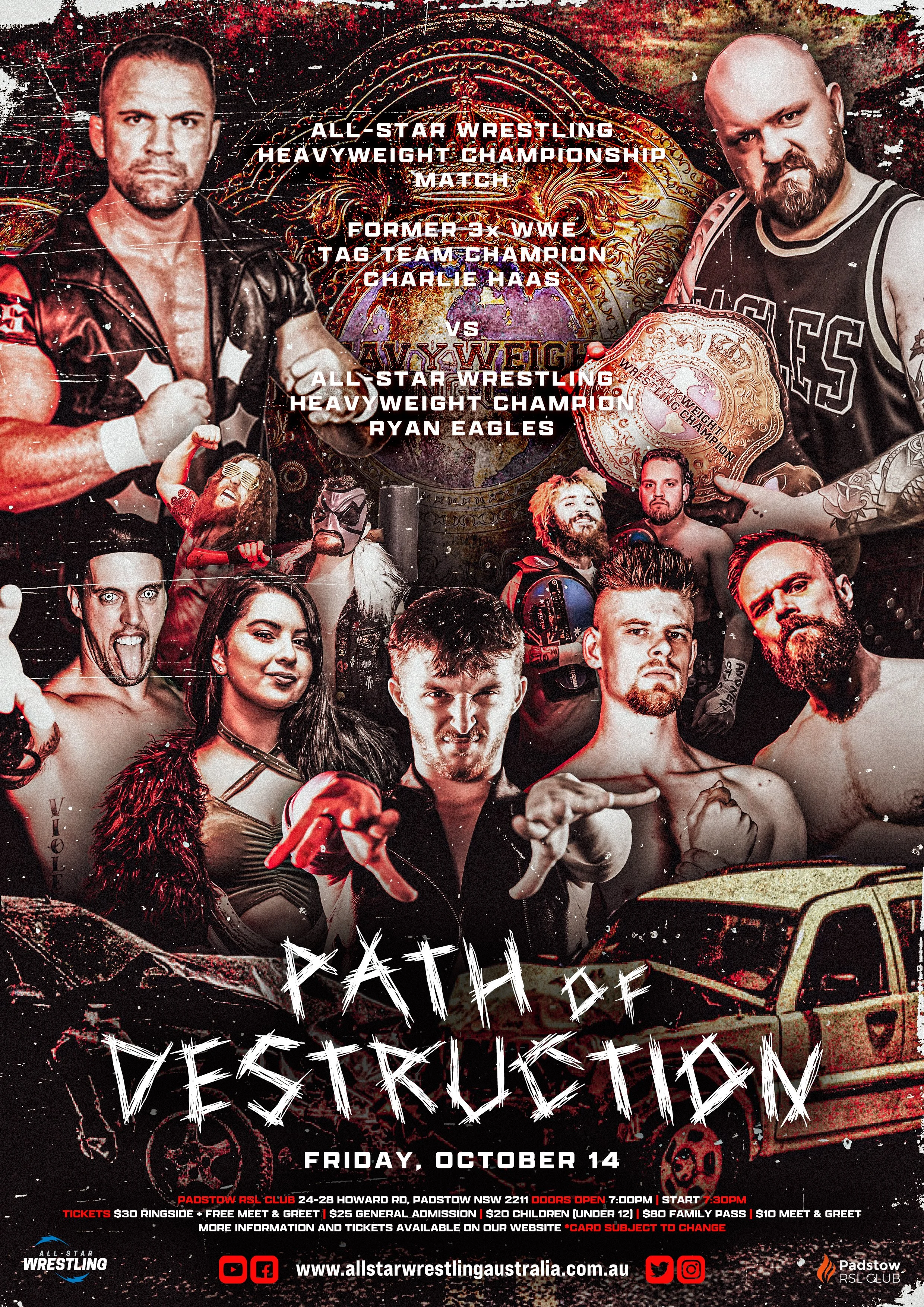 All-Star Wrestling Australia - Path of Destruction