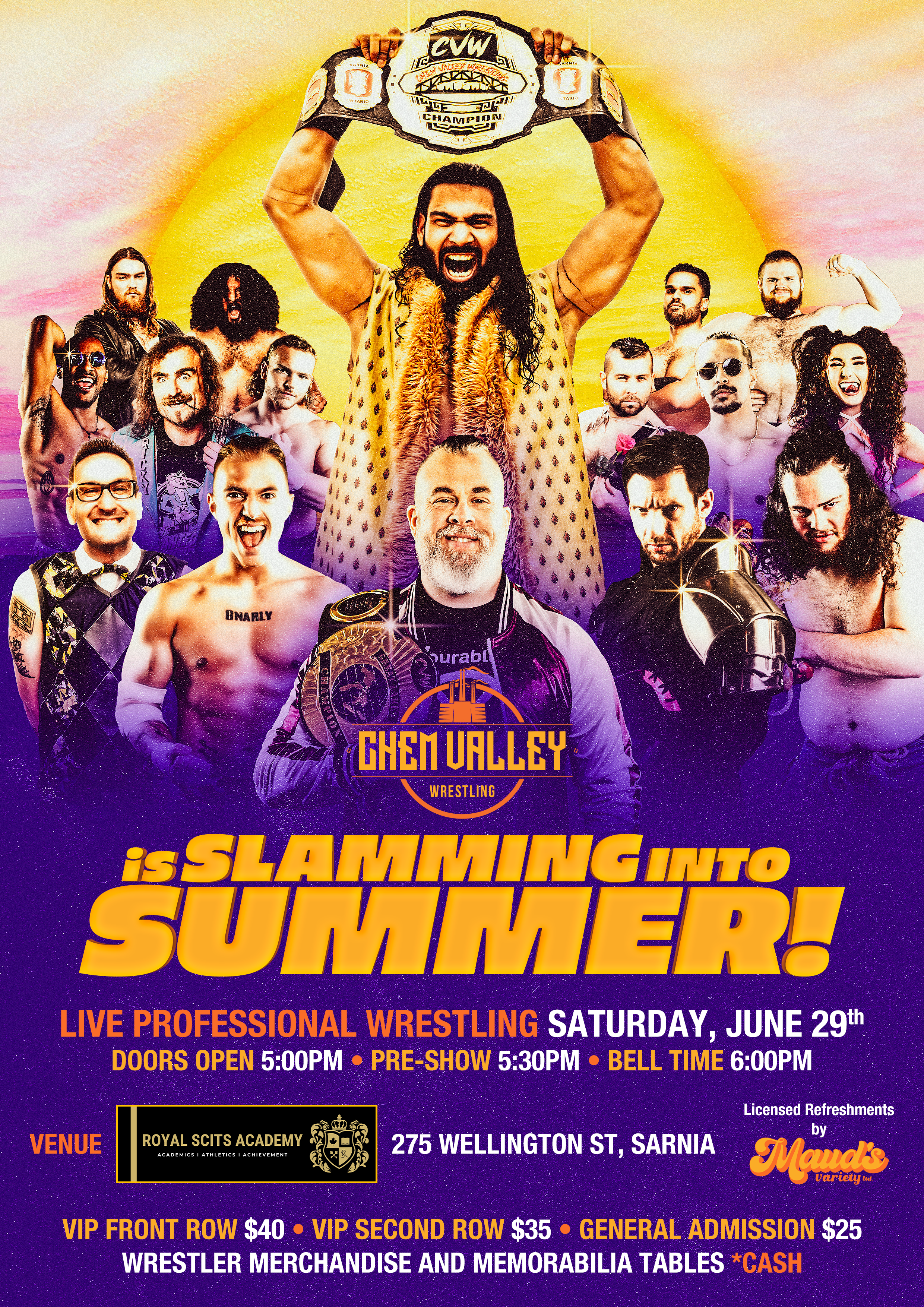 Chem Valley Wrestling is Slamming into Summer!