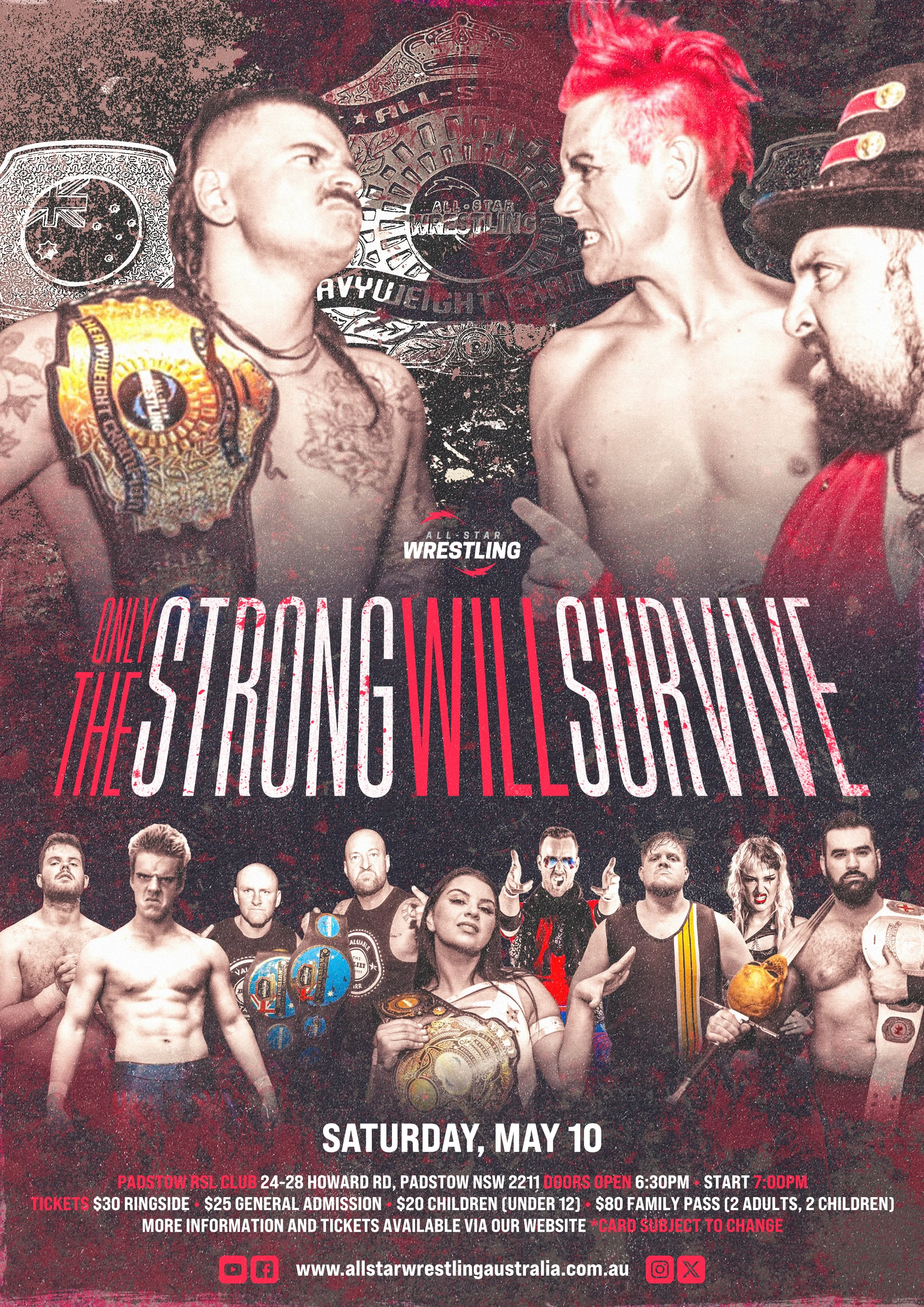 All-Star Wrestling Australia - Only the Strong Will Survive