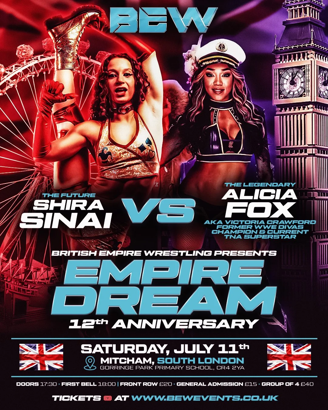 British Empire Wrestling - Empire Dream: Shira Sinai vs. Alicia Fox