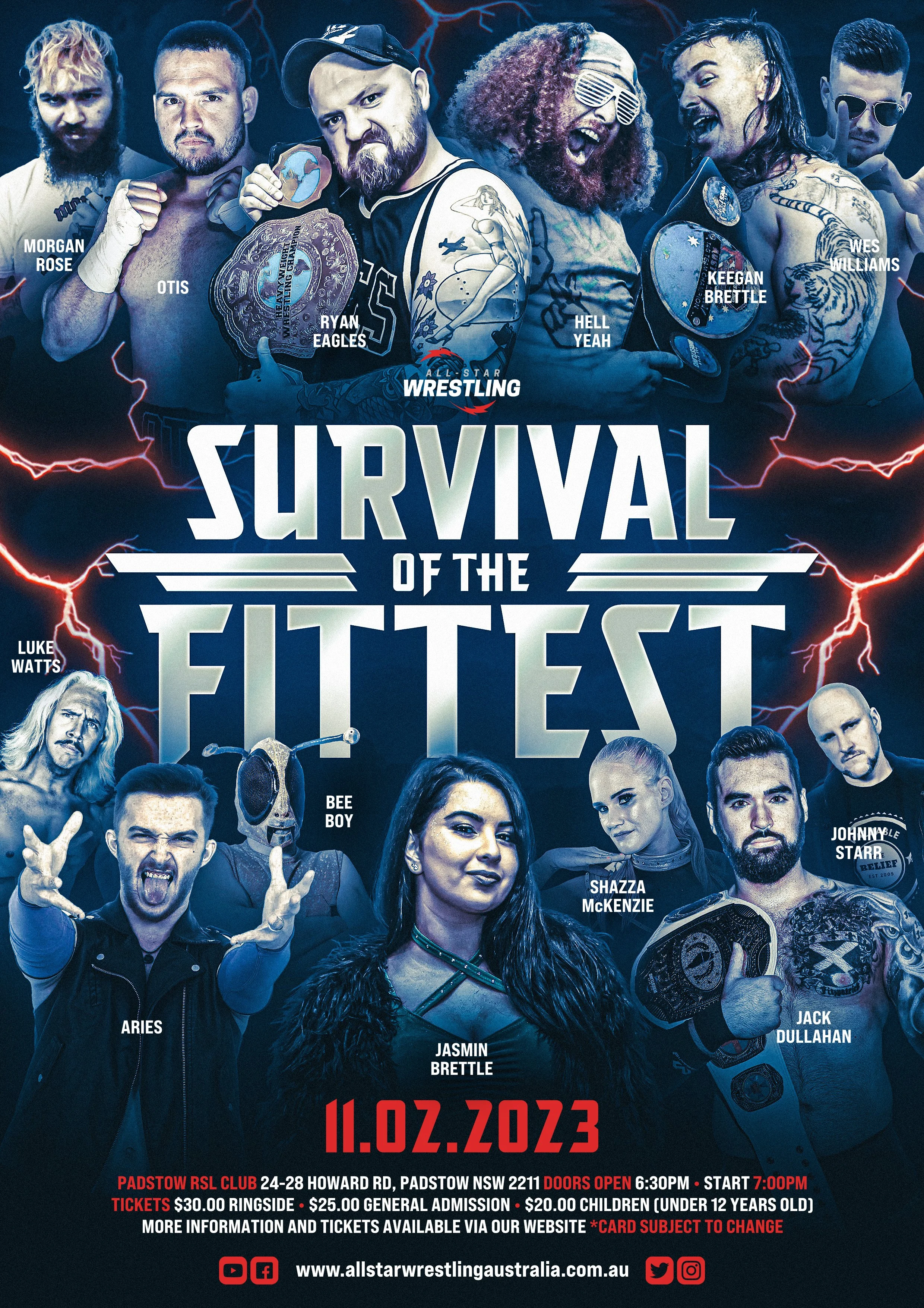 All-Star Wrestling Australia - Survival of the Fittest