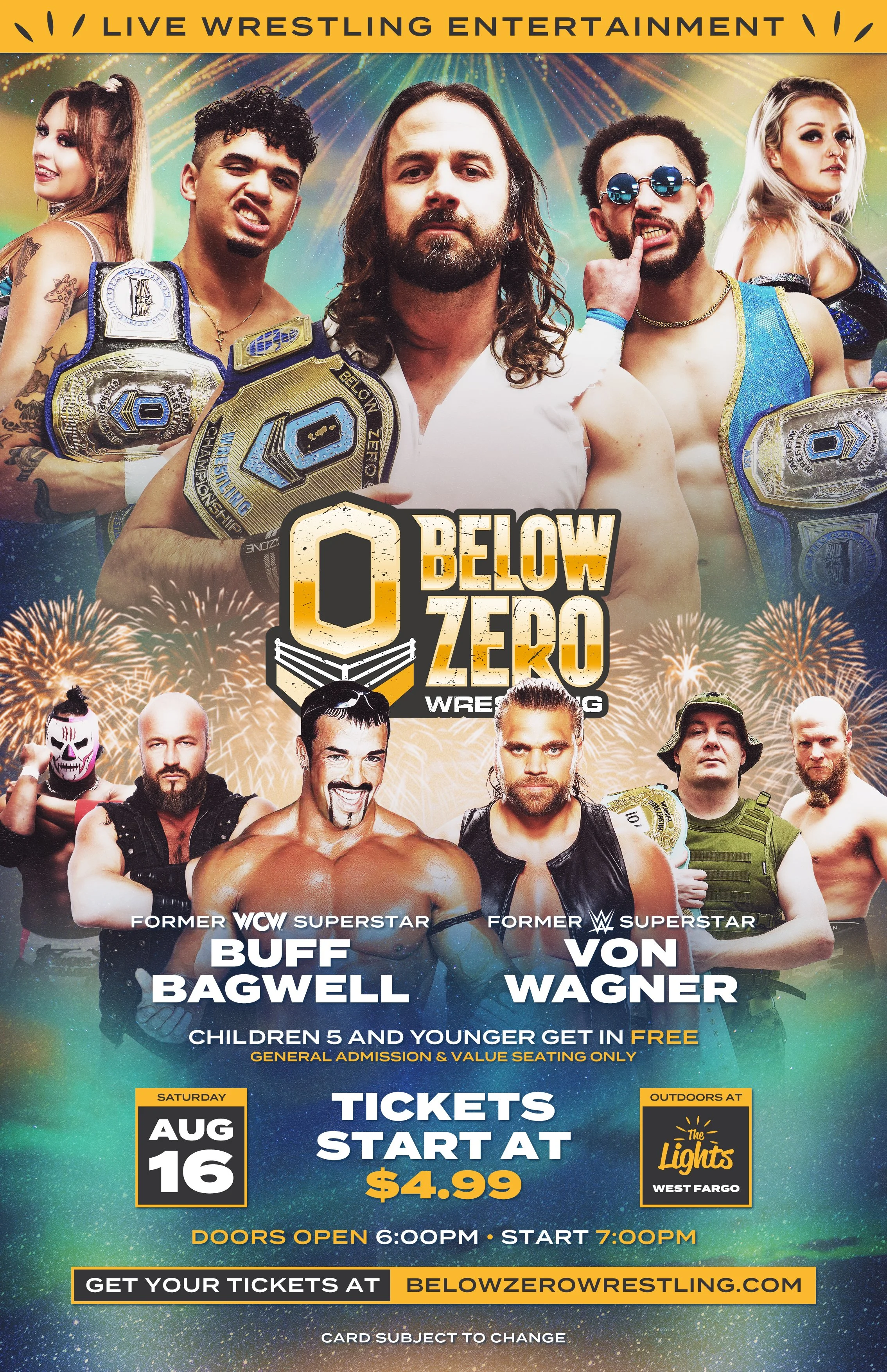 Below Zero Wrestling - Live at the Lights!