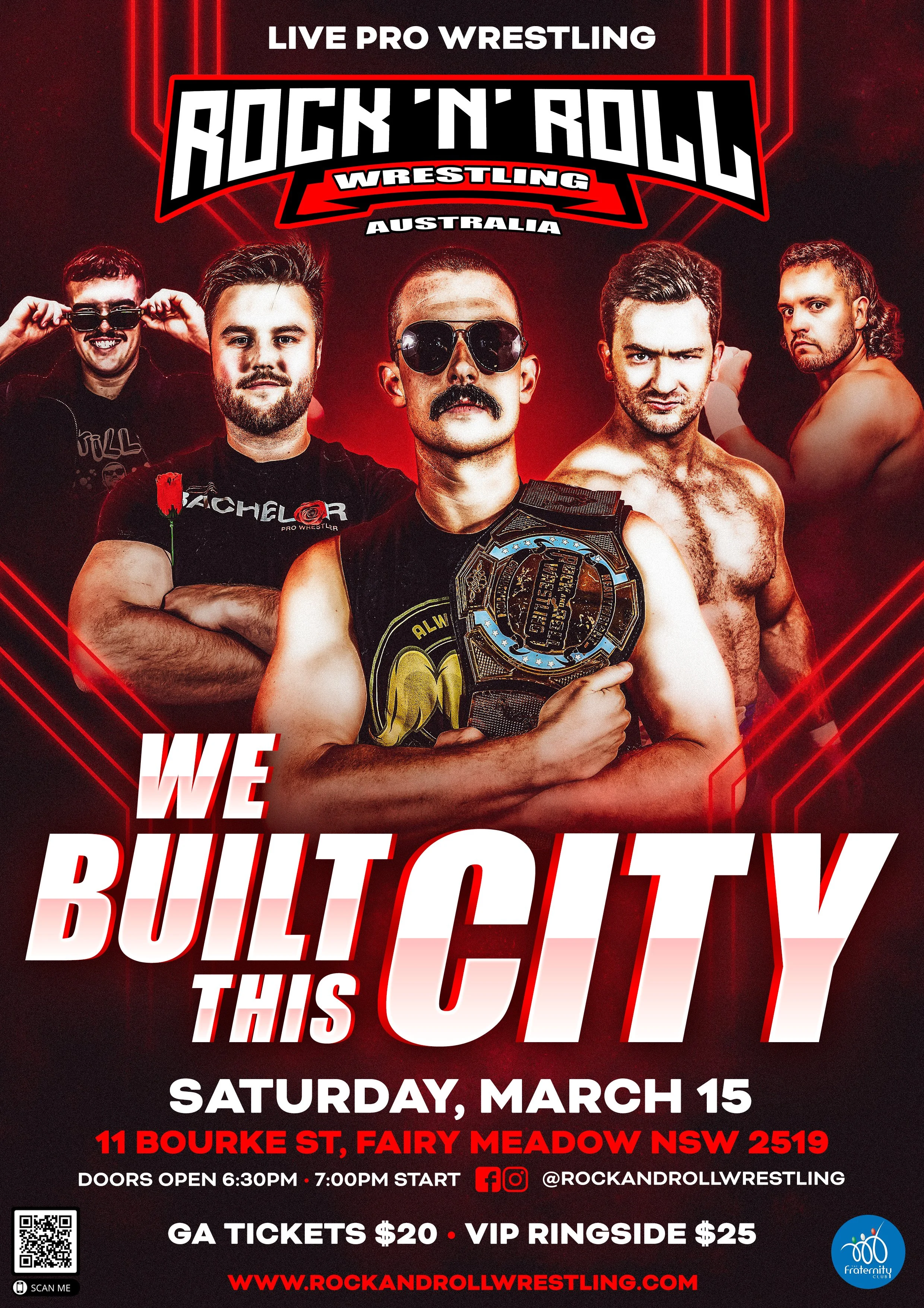 Rock 'N' Roll Wrestling Australia - We Built This City