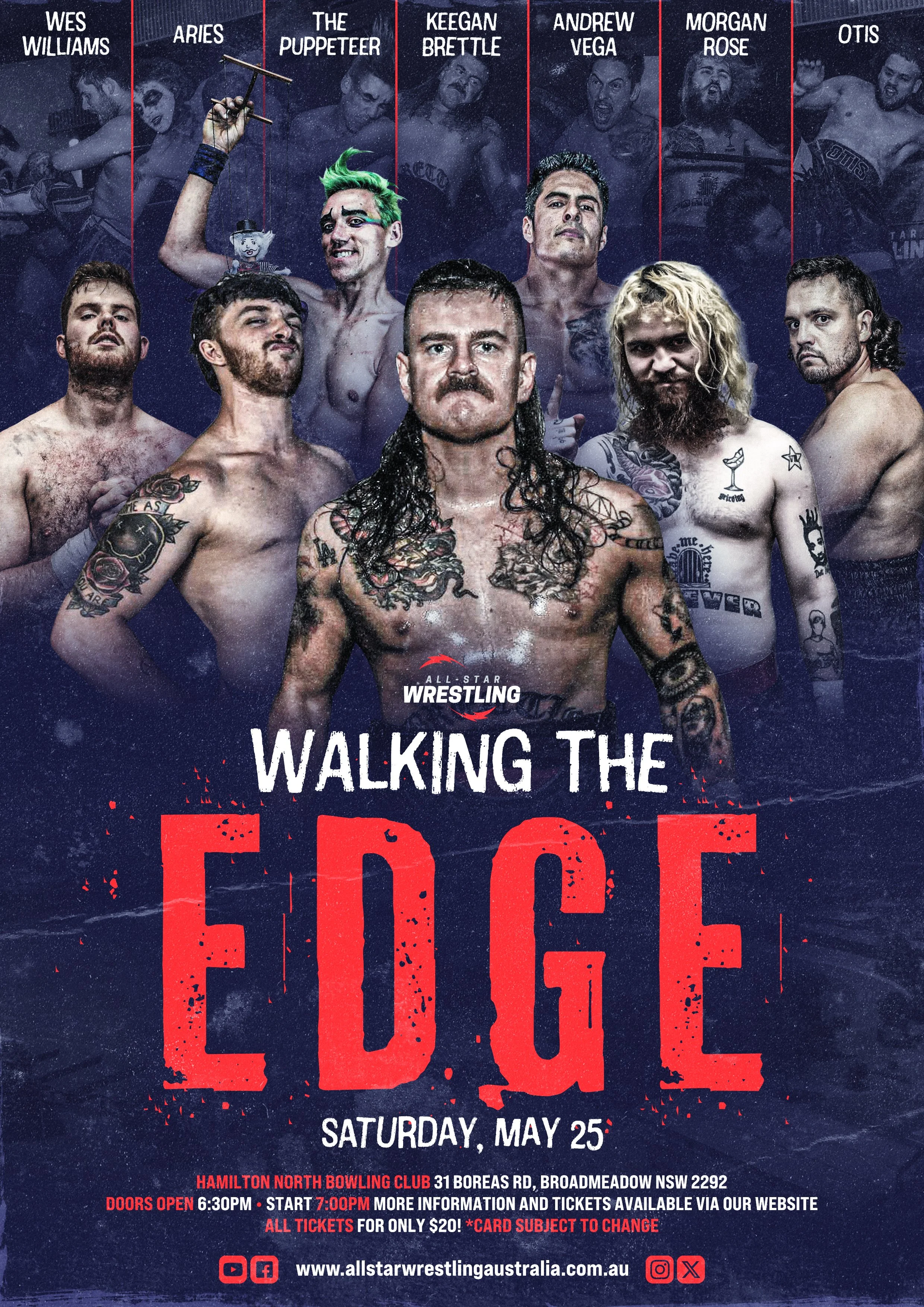 All-Star Wrestling Australia - Walking the Edge