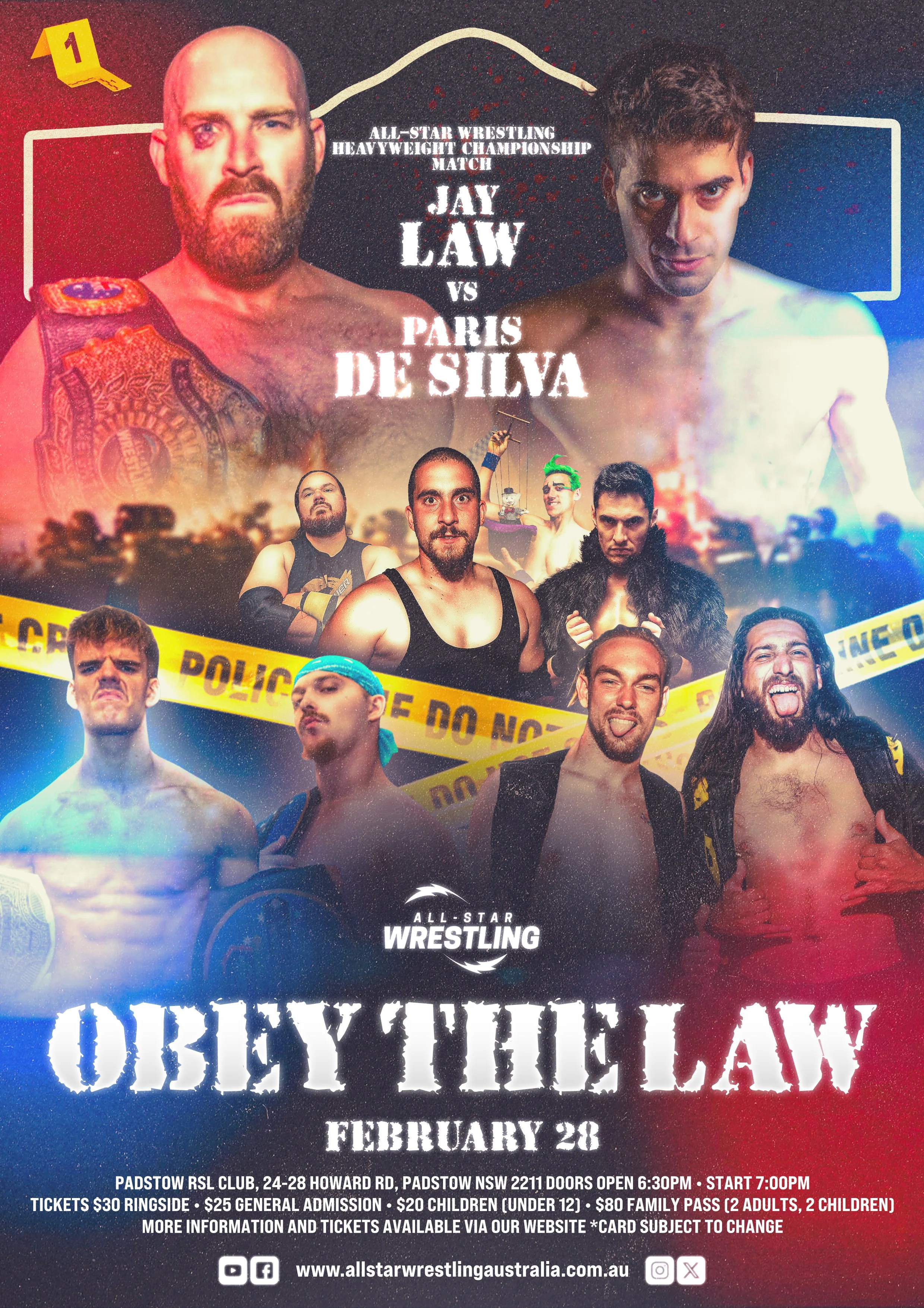 All-Star Wrestling Australia - Obey the Law