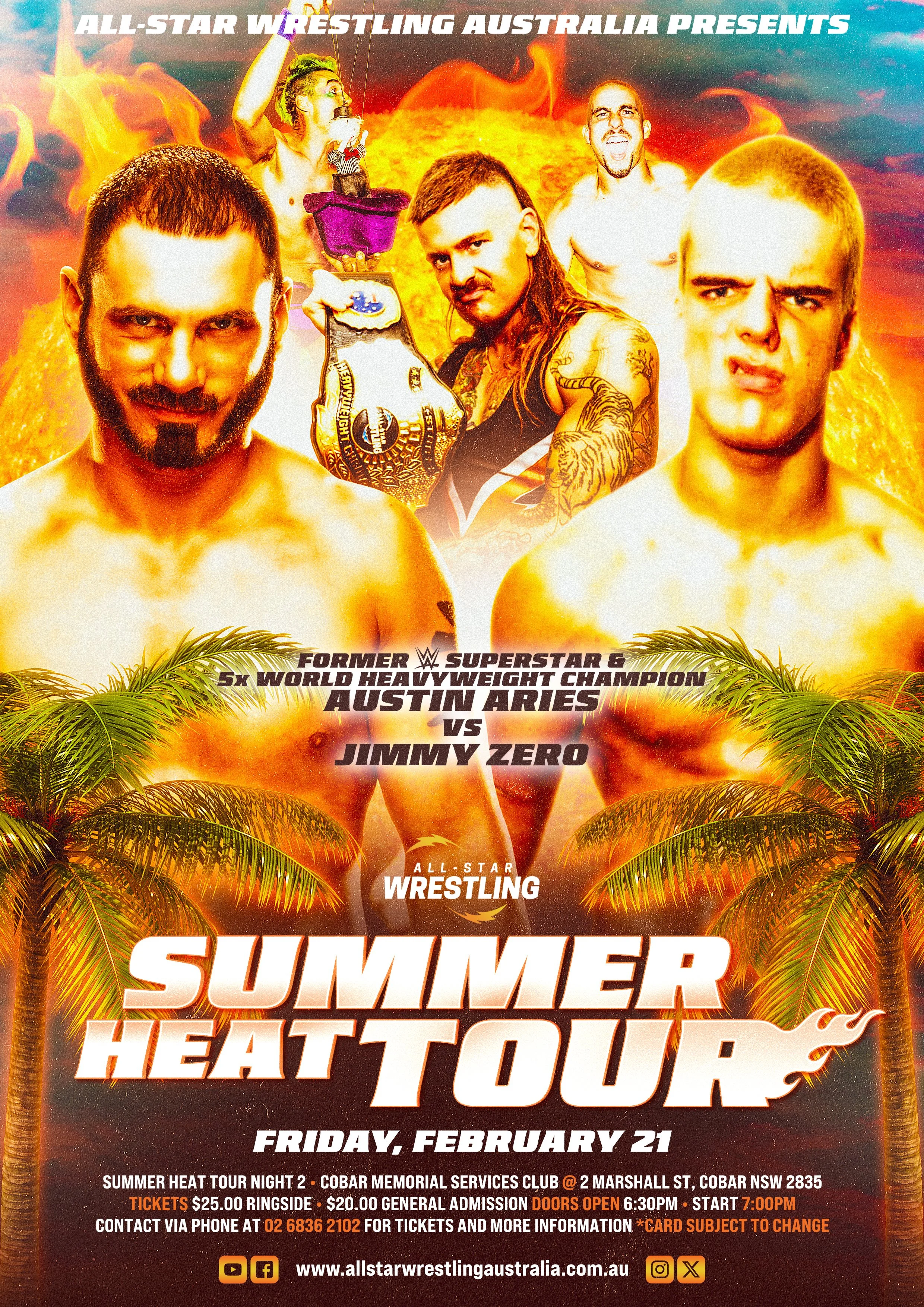 All-Star Wrestling Australia - Summer Heat Tour