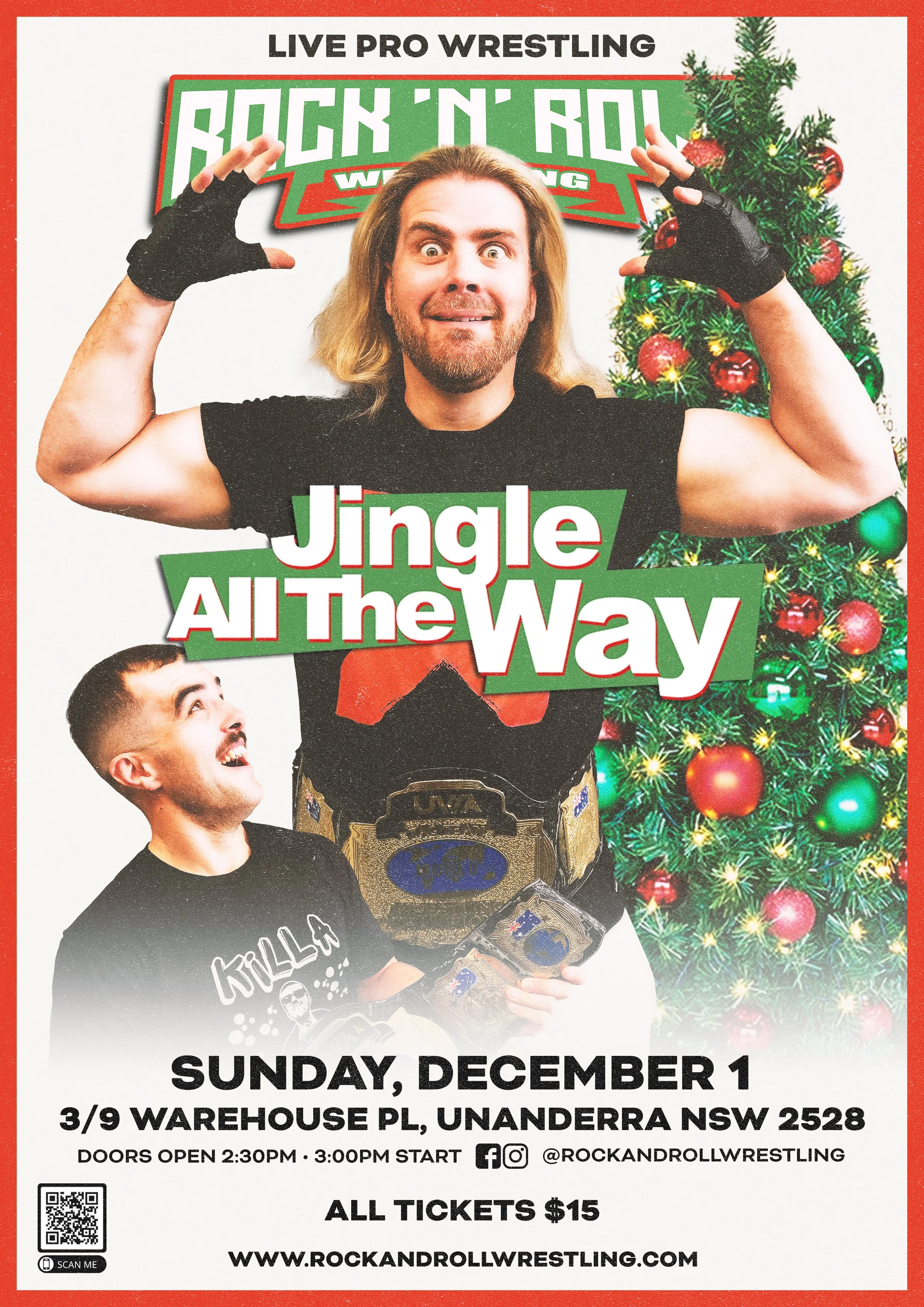 Rock 'N' Roll Wrestling Australia - Jingle All the Way